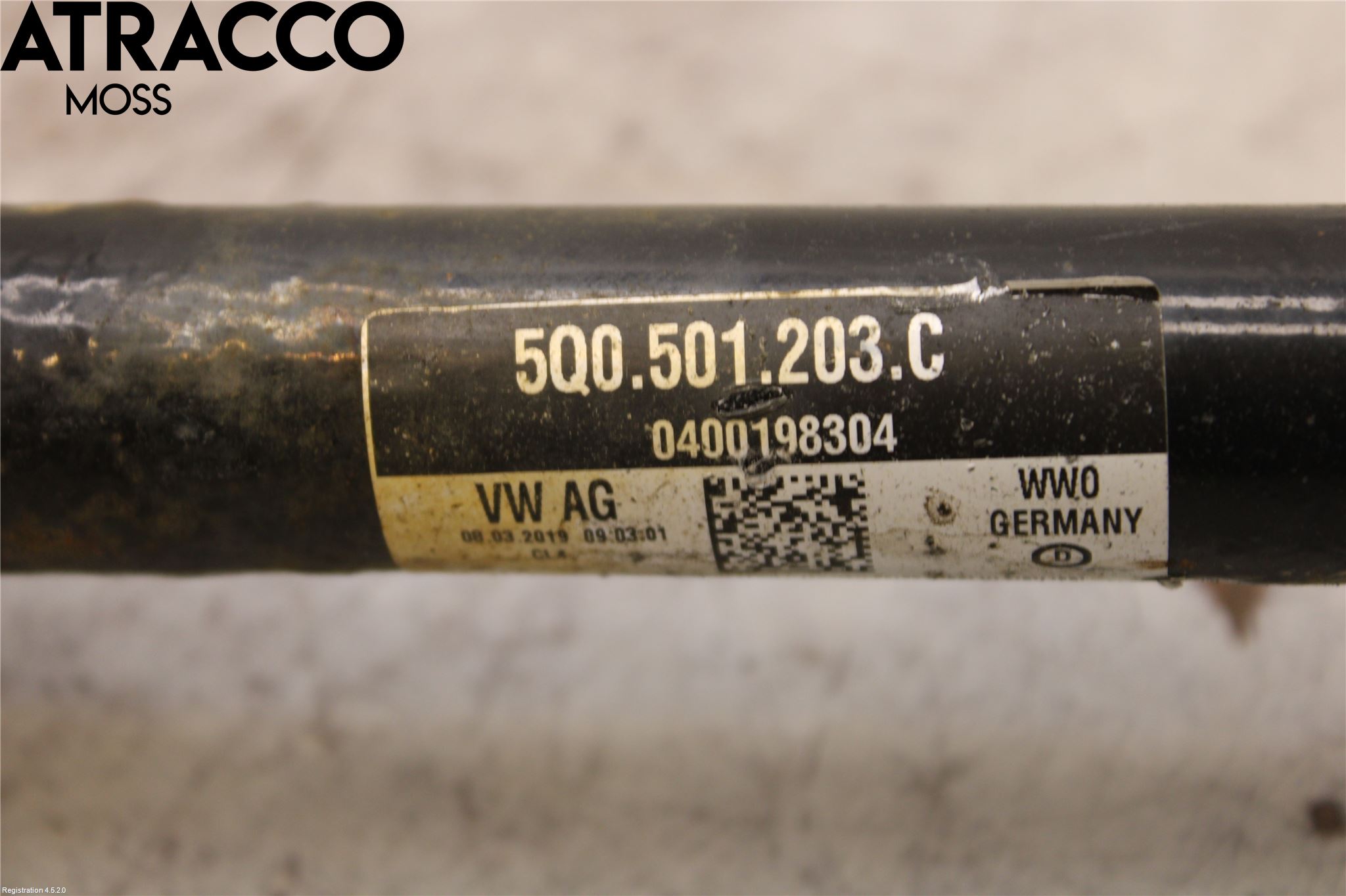 Skoda OCTAVIA (5E) 13-20 Drivaksel Bak Kompl Venstre