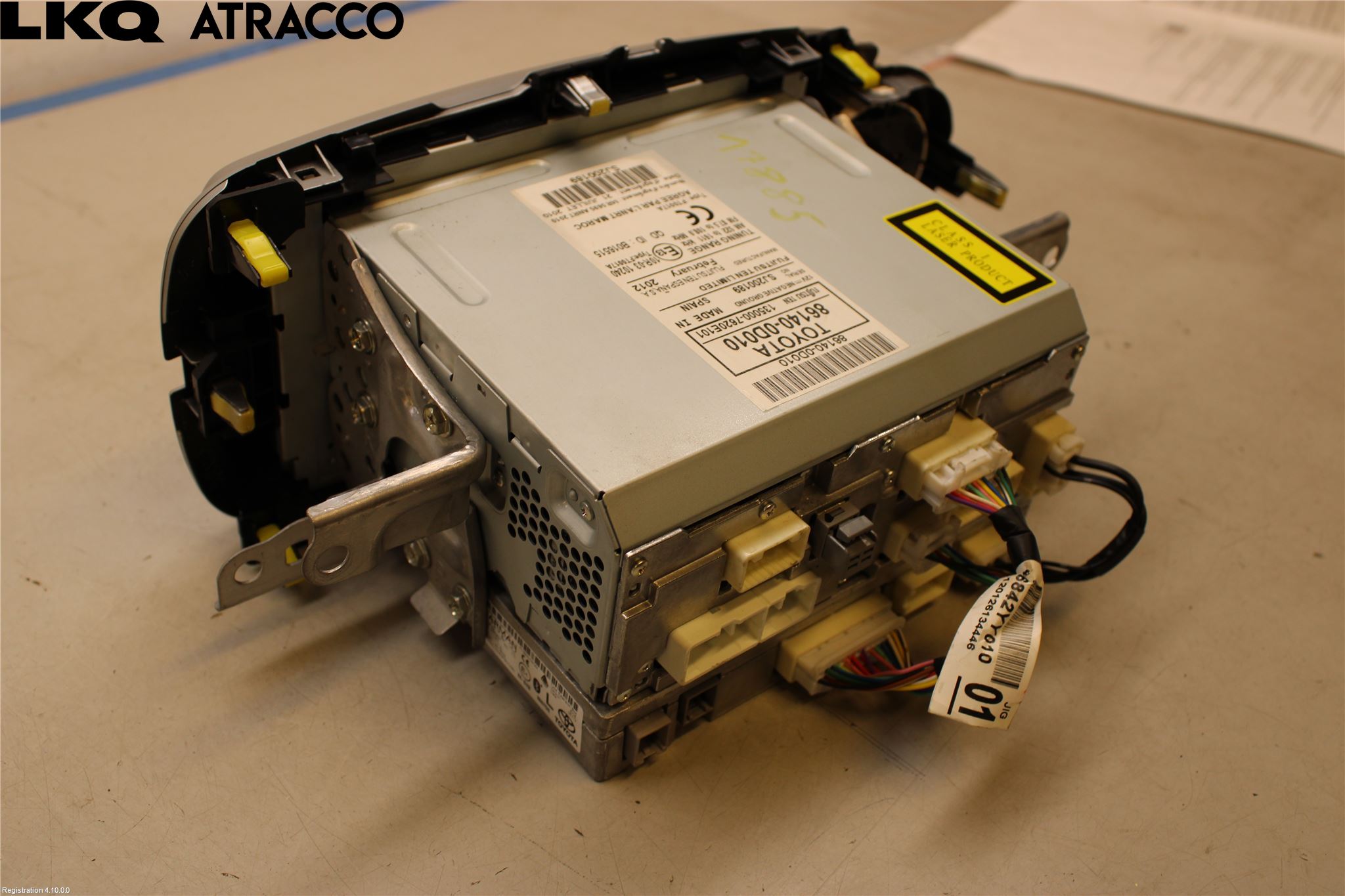 Toyota YARIS XP130 12-14 Multifunktionsdisplay