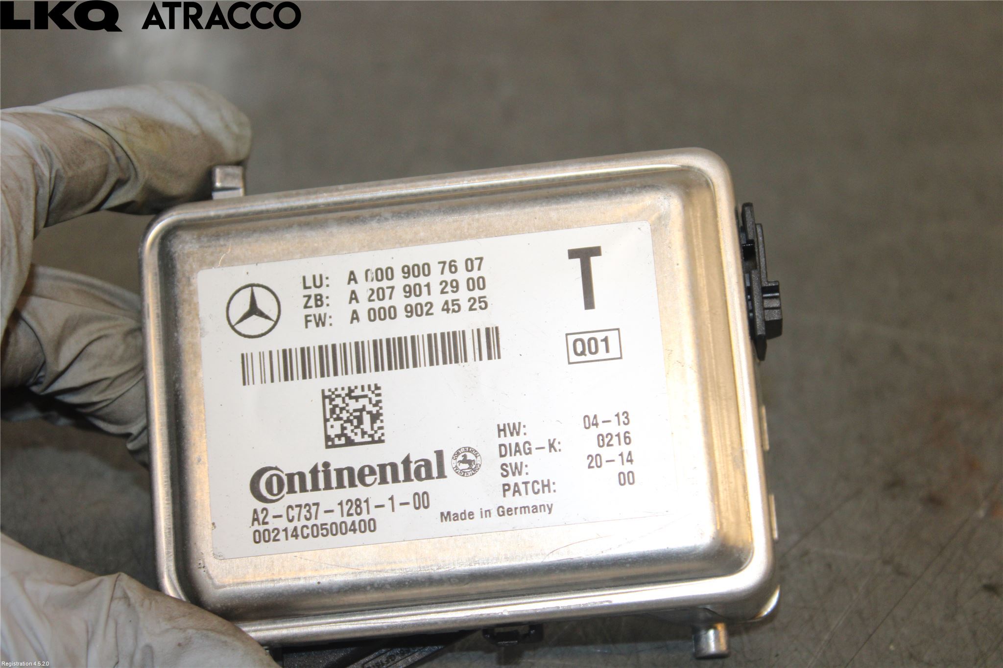 Mercedes-Benz MB CLA-KLASS (C117/X117) 13-19 Sensor Kollisjonsbeskyttelse