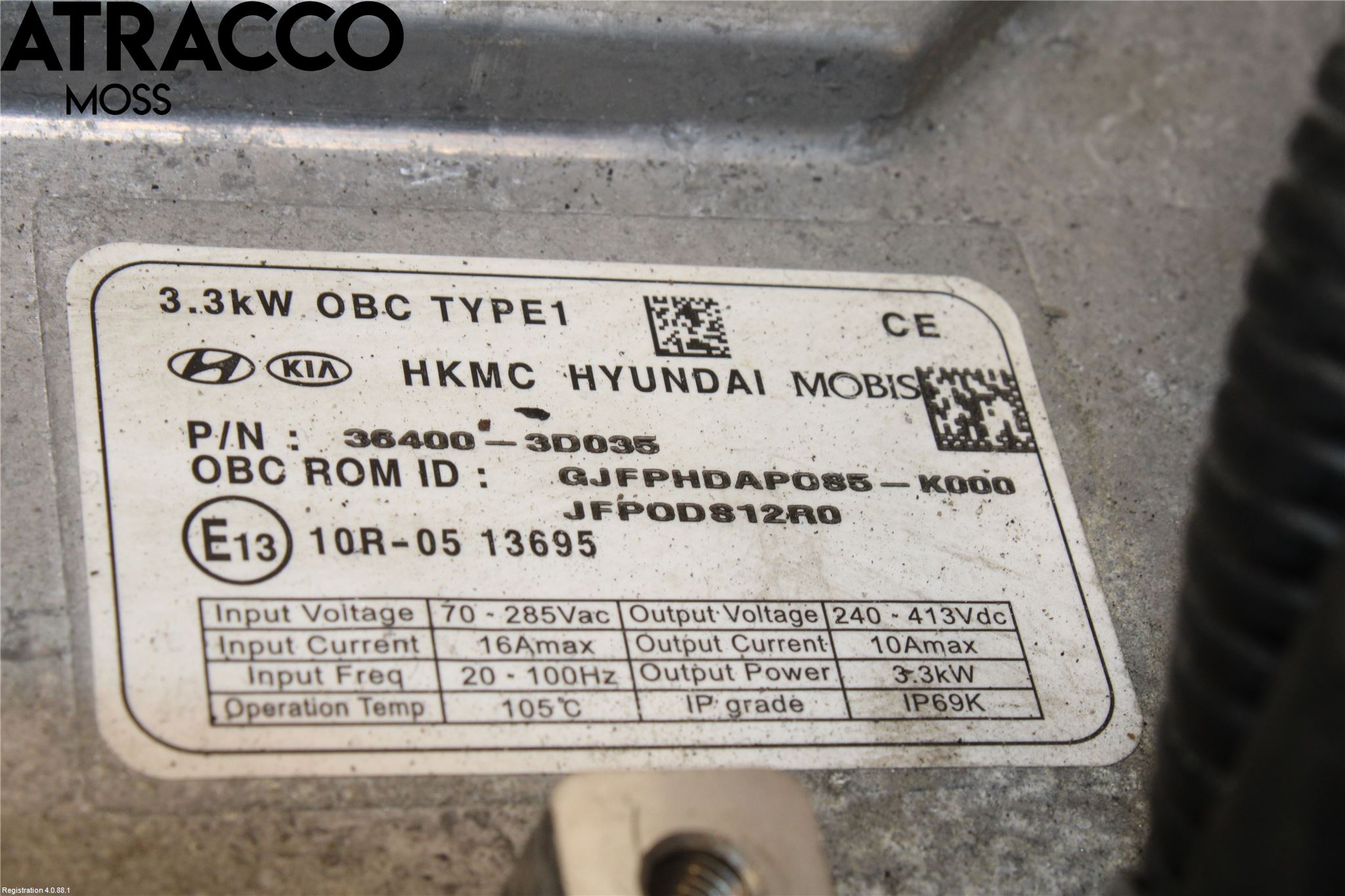 Kia OPTIMA 16-20 Batterilader Hybrid