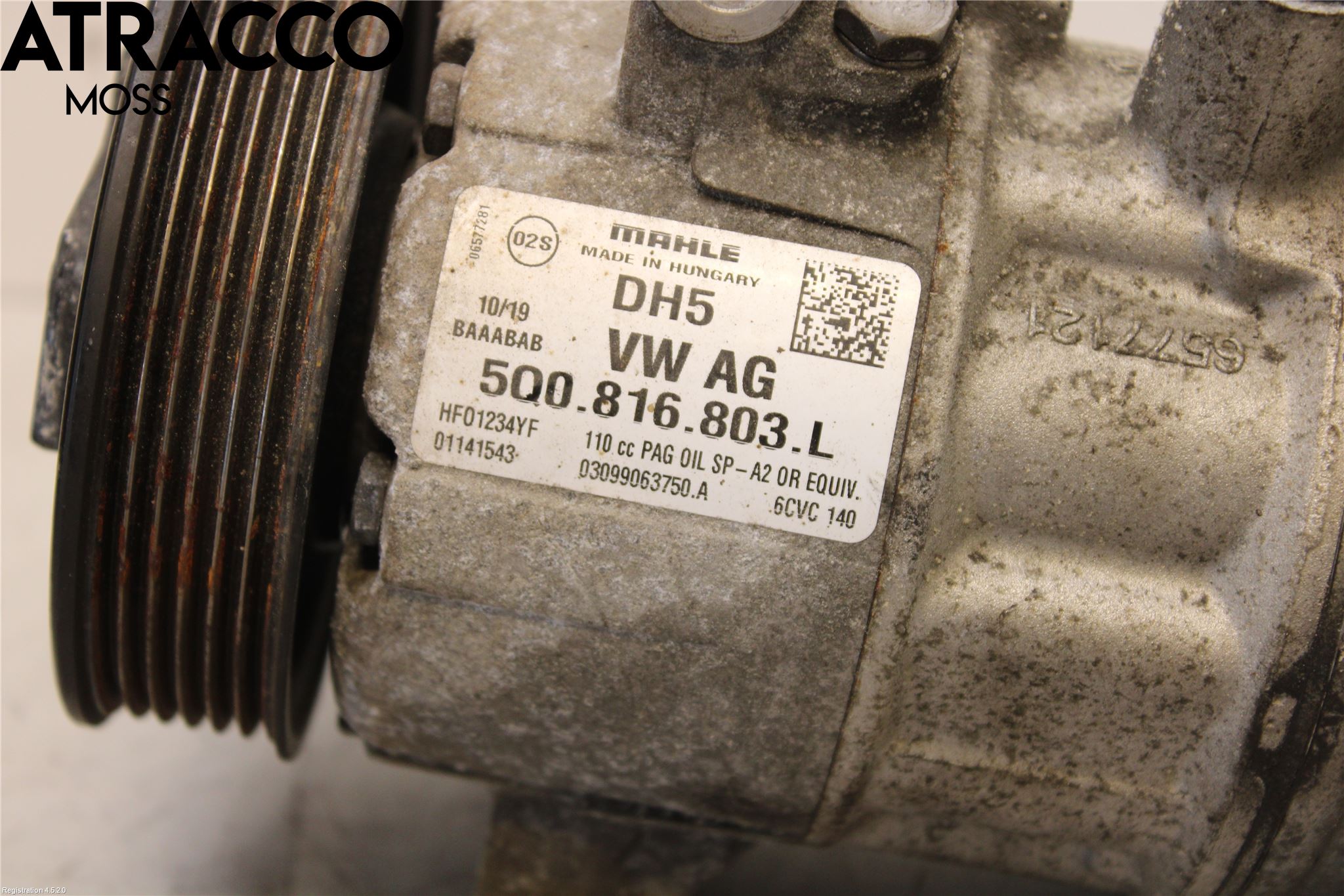 Skoda OCTAVIA (5E) 13-20 Varme Ac Kompressor