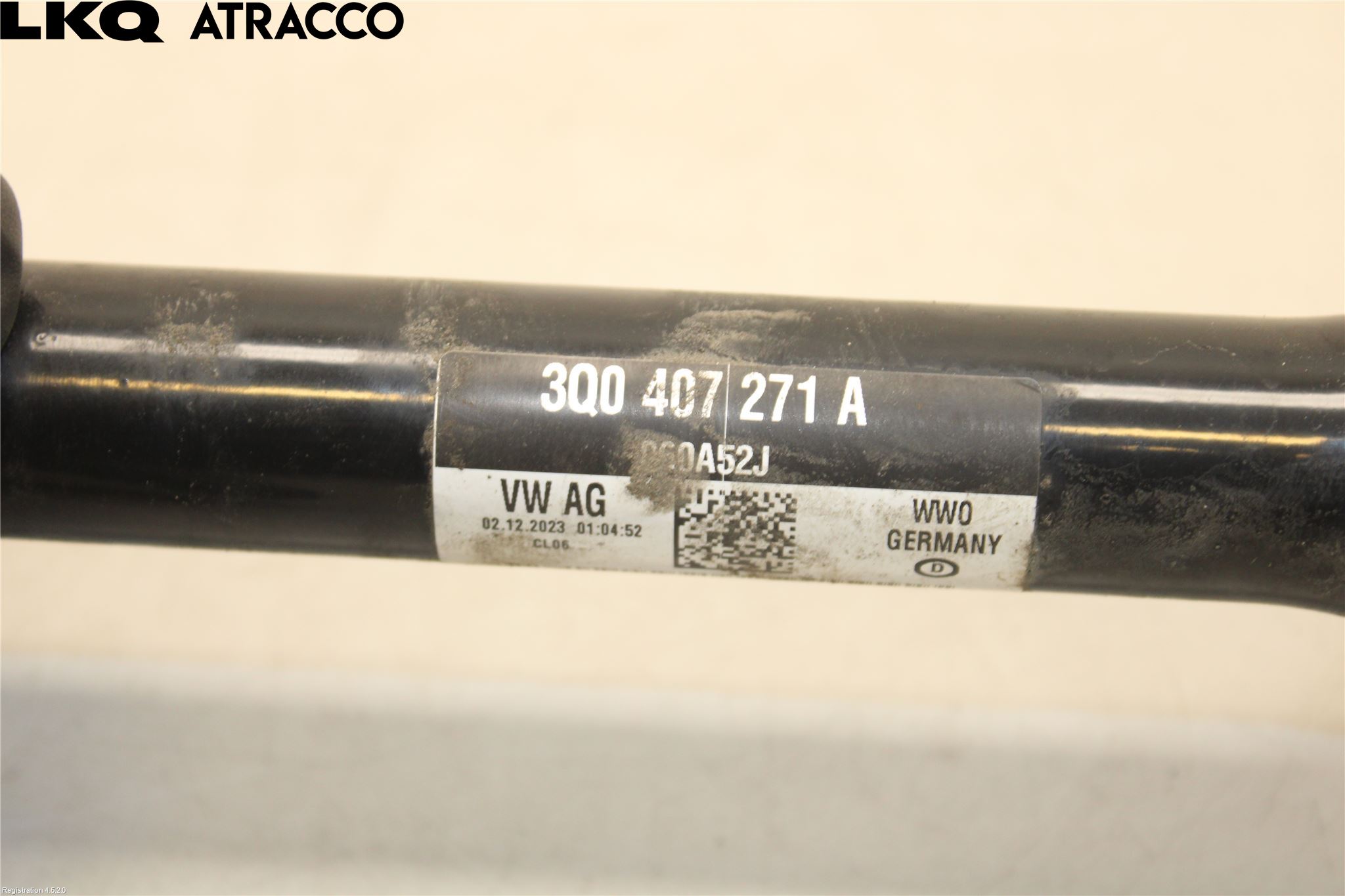 Volkswagen VW CADDY 21- Drivaksel Foran Kompl Venstre