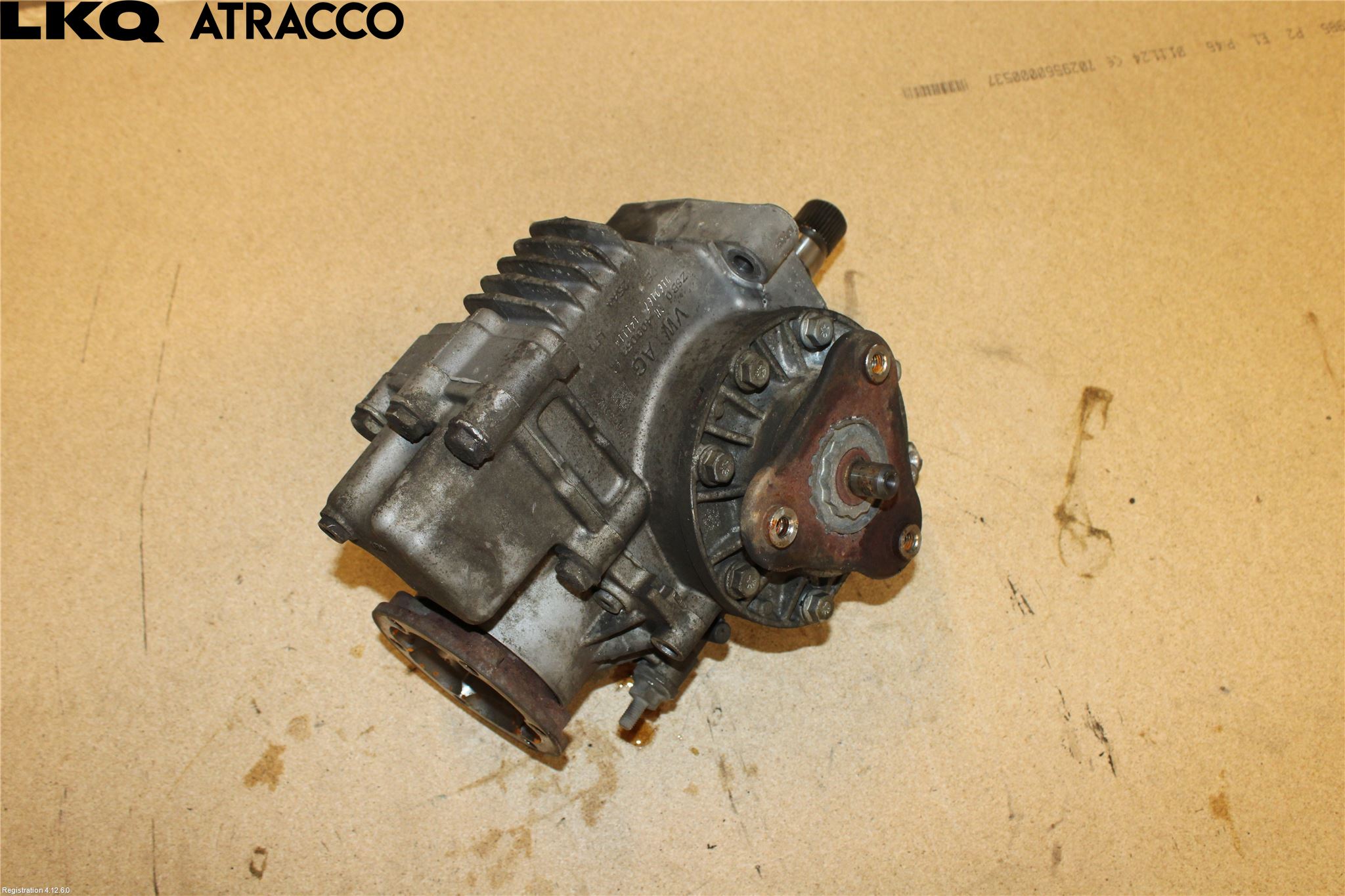 Volkswagen VW GOLF / E-GOLF VII 13-20 Gearkasse Fordelingskasse