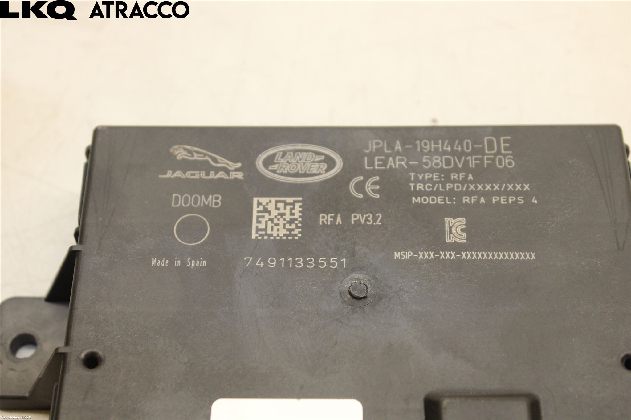 Jaguar I-PACE 18- Styrenhet Billarm