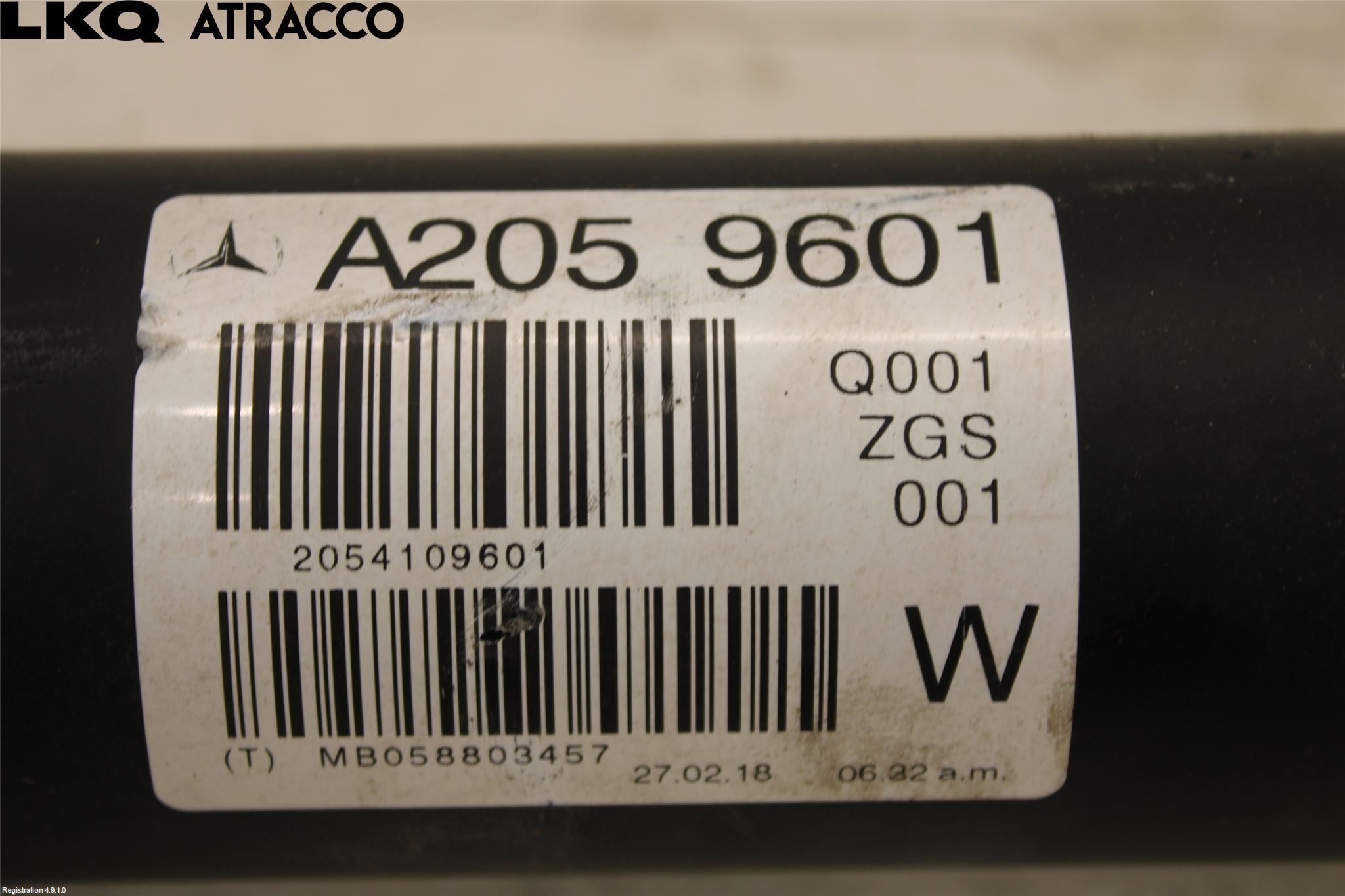 Mercedes-Benz MB C-KLASS (W205) 14-21 Mellomaksel Kompl