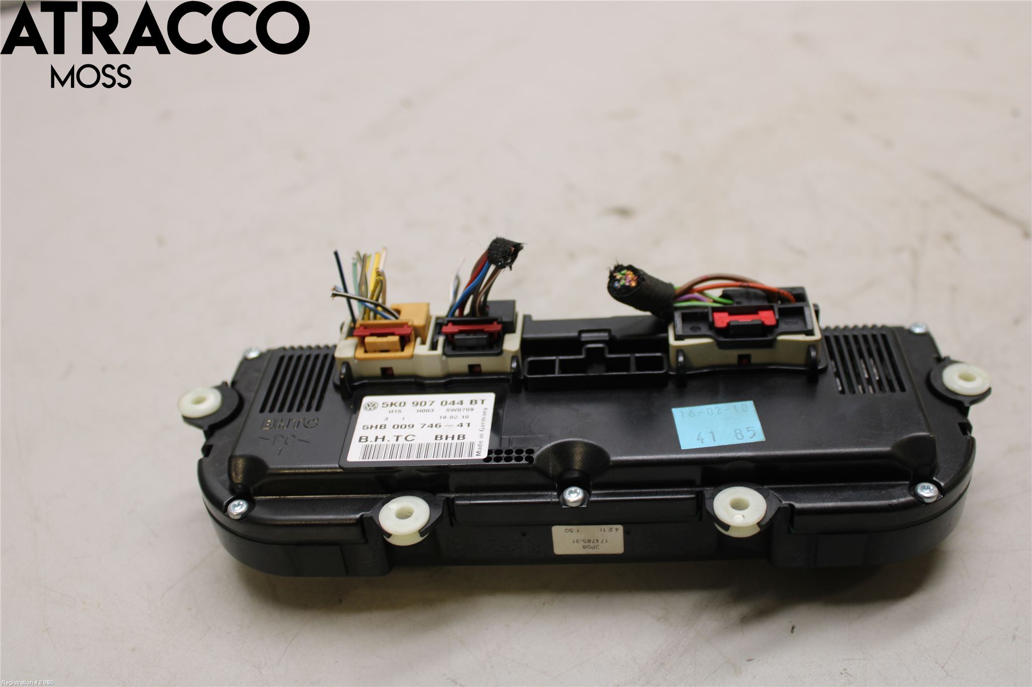 Volkswagen VW GOLF VI 09-13 Varme Ac Betjening-Display