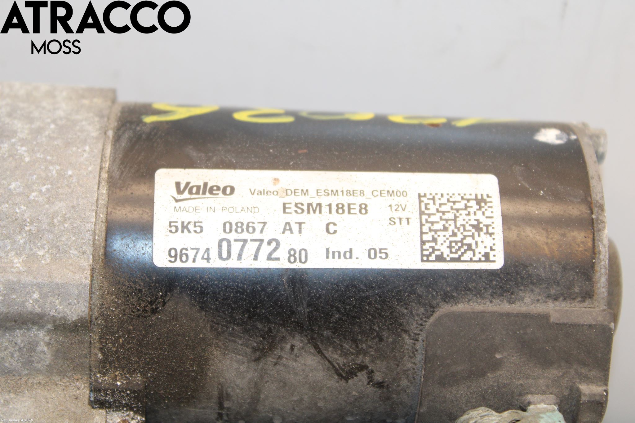 Peugeot 208 12-15 Startmotor