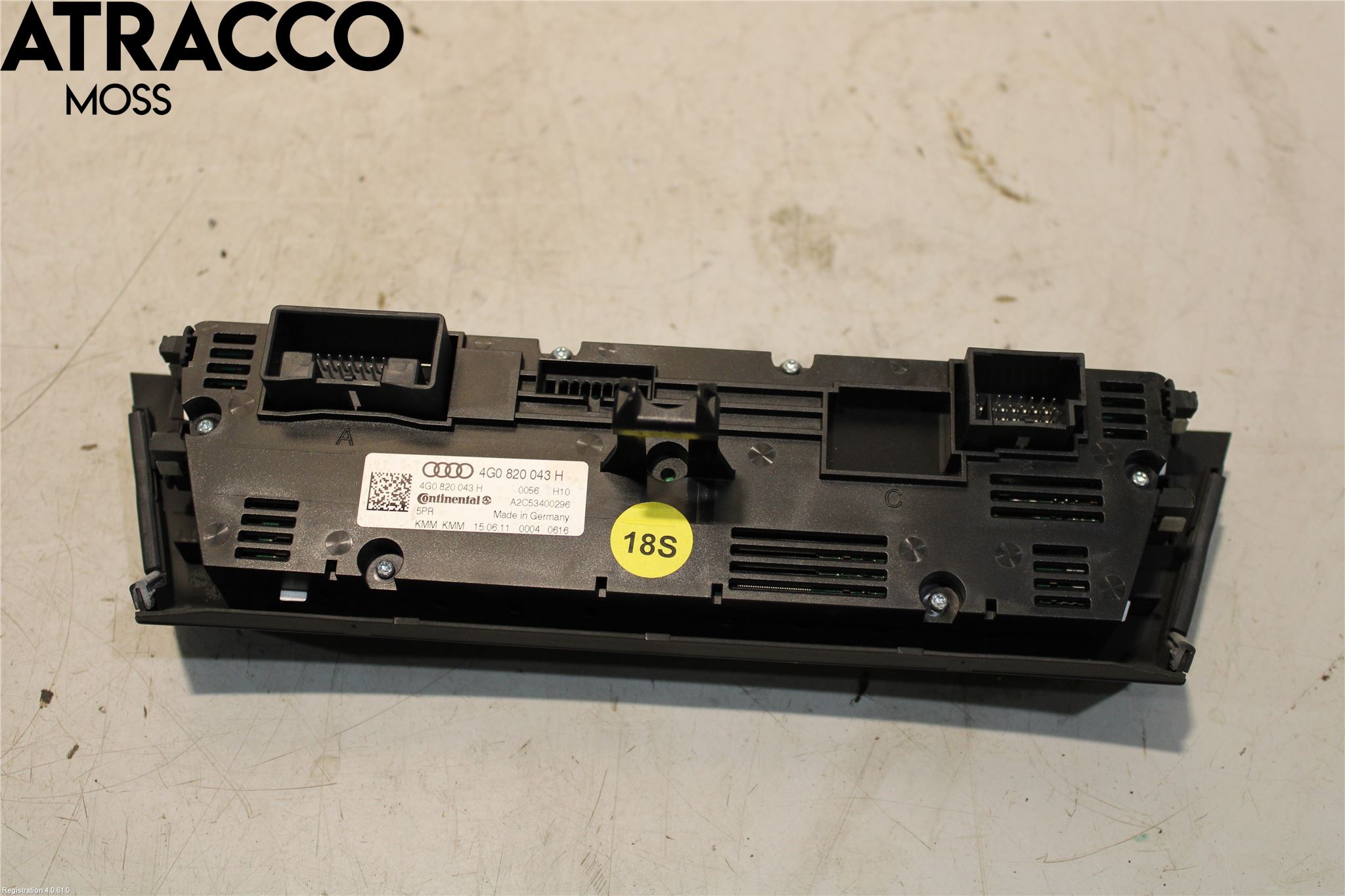 Audi A6/S6 4G 11-18 Varme Ac Betjening-Display