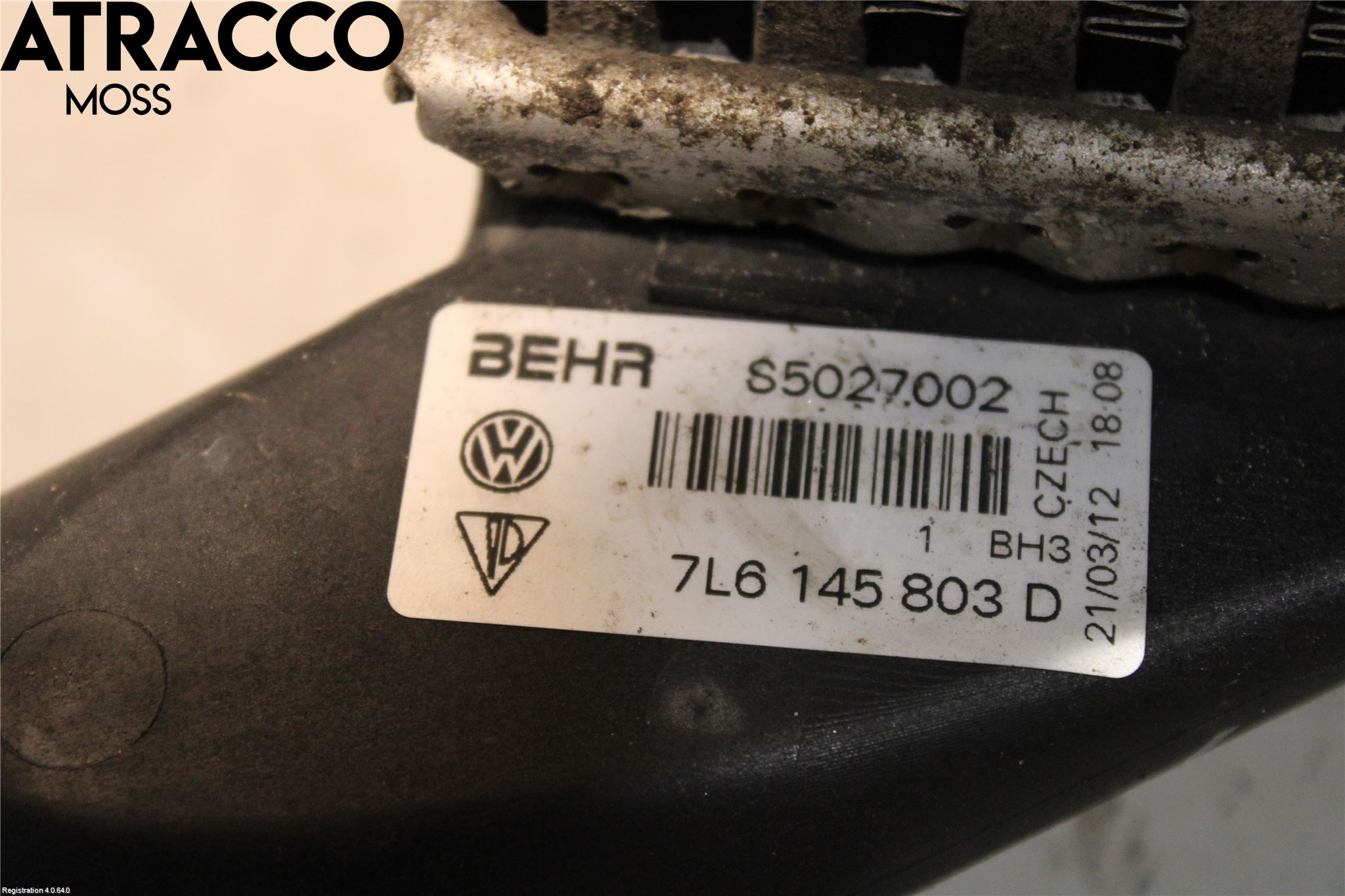 Porsche CAYENNE 03- Intercooler Radiator