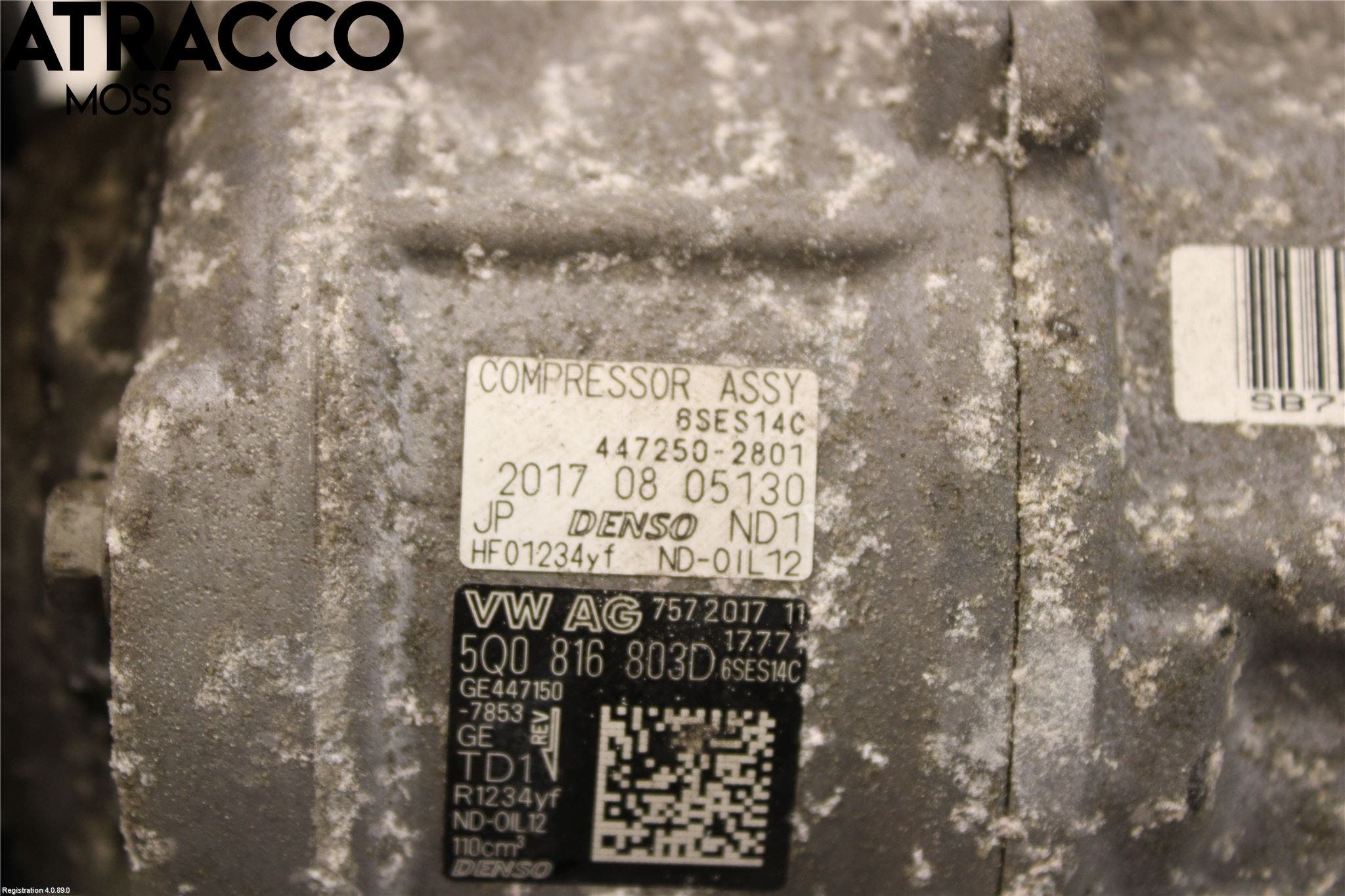 Skoda SUPERB 16-24 Varme Ac Kompressor