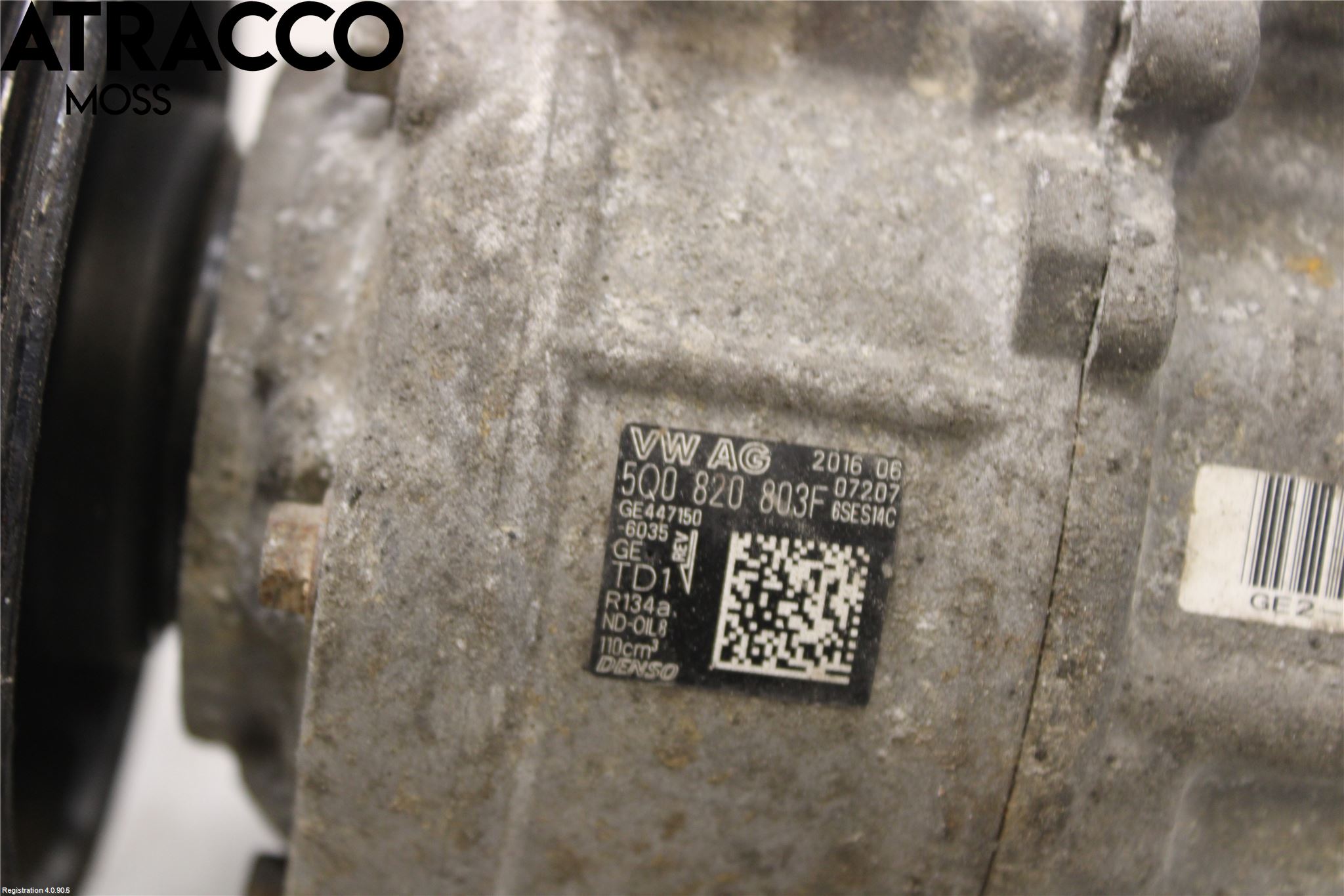 Volkswagen VW CADDY 16-20 Varme Ac Kompressor