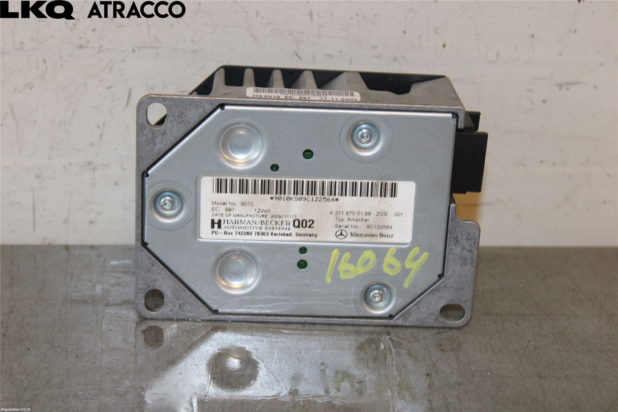 Mercedes-Benz MB E-KLASS (W212) 09-16 Stereo Forsterker