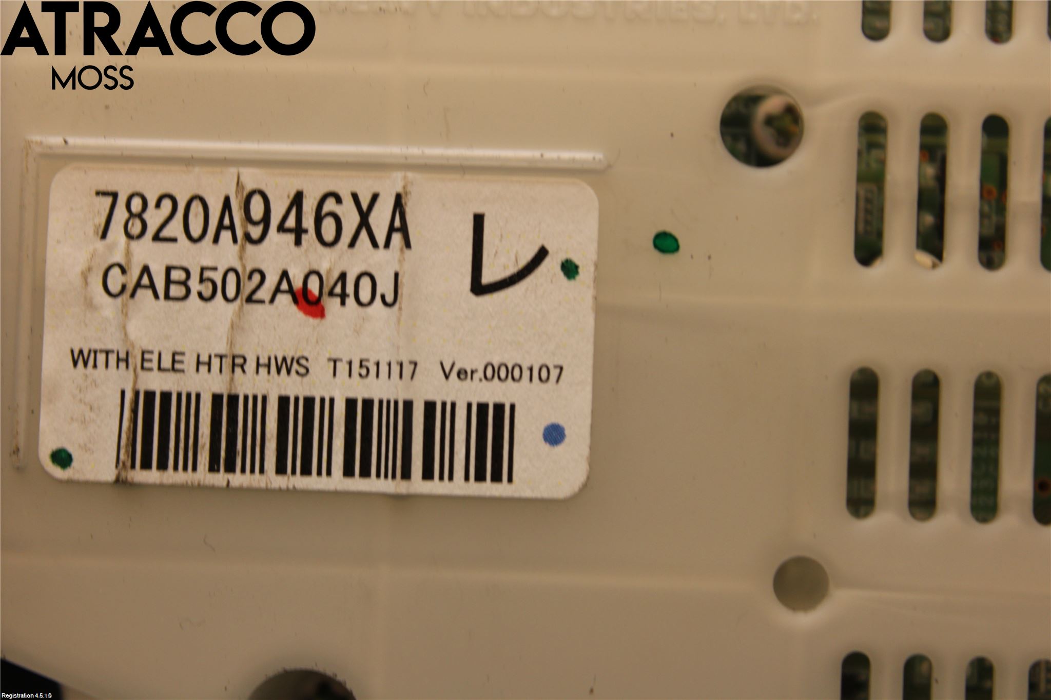 Mitsubishi OUTLANDER 13-21 Varme Ac Betjening-Display