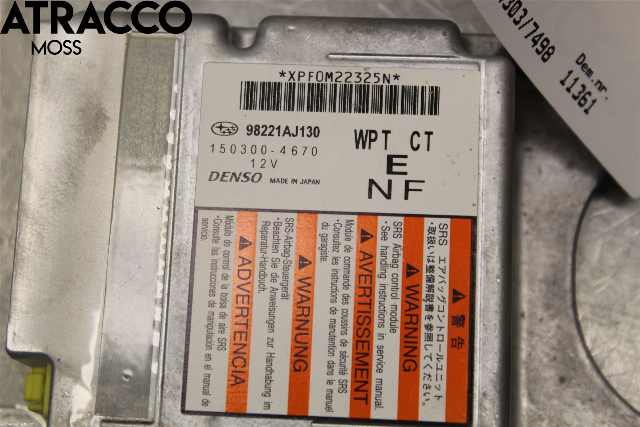 Subaru OUTBACK 10-15 Styreenhet Øvrig