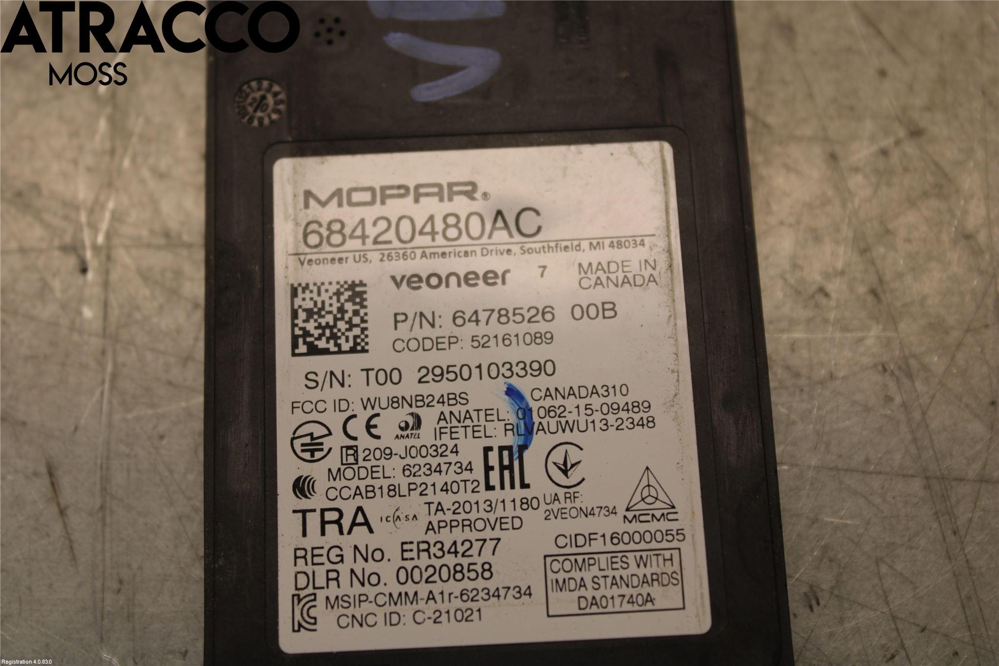 Jeep COMPASS Styreenhet Dør