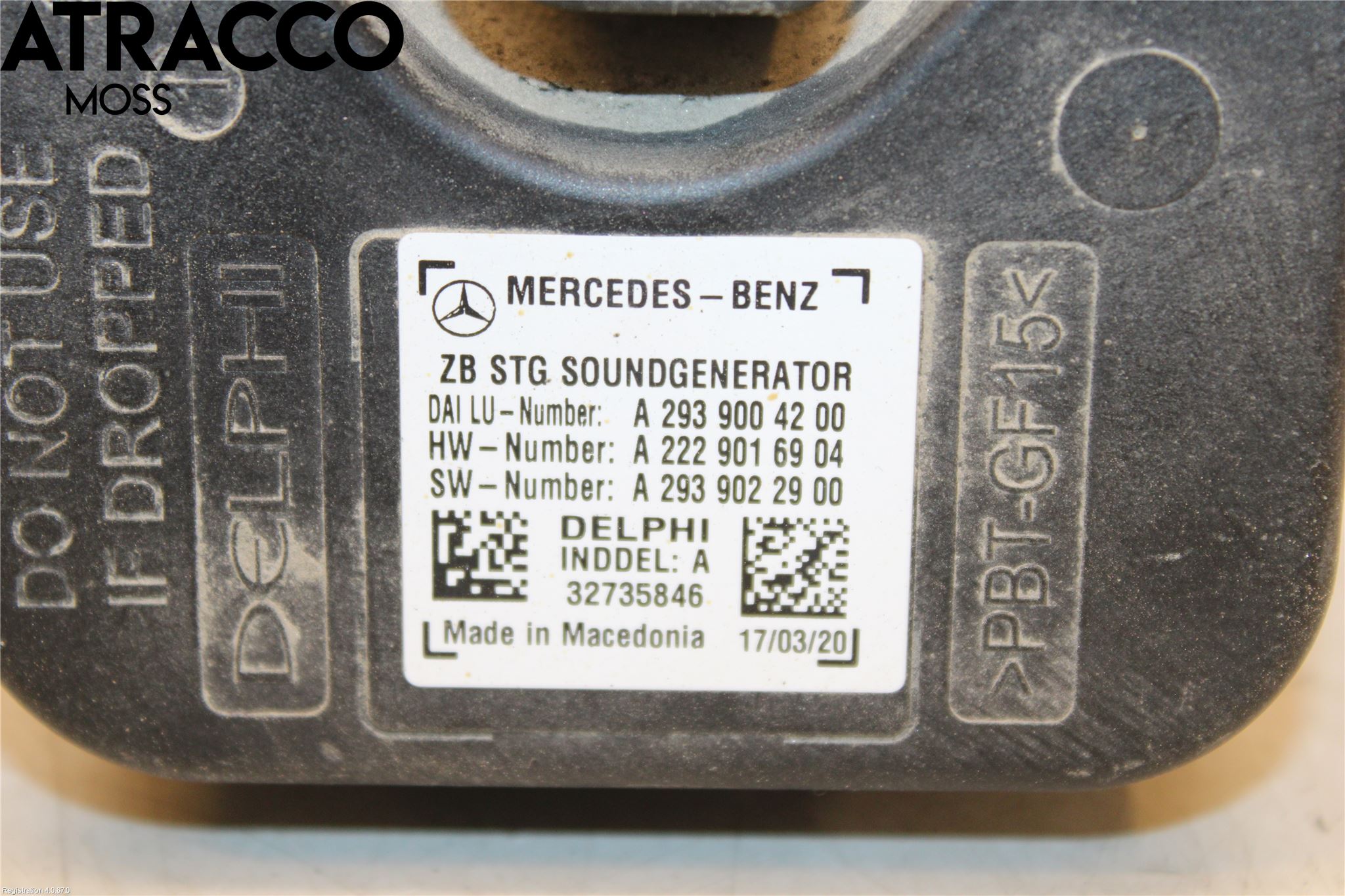 Mercedes-Benz MB EQC (N293) 20- Innr Høyttaler