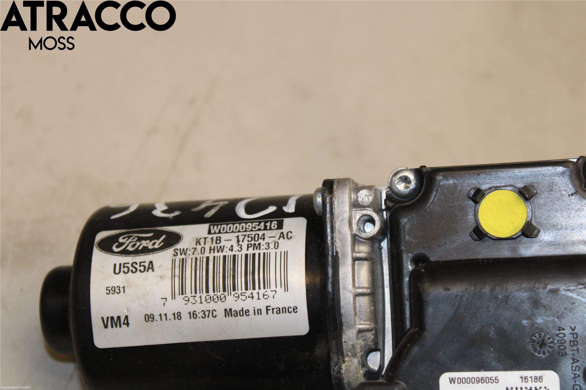 Ford TRANSIT/TOURNEO CONNECT 13-22 Viskermotor Frontrute