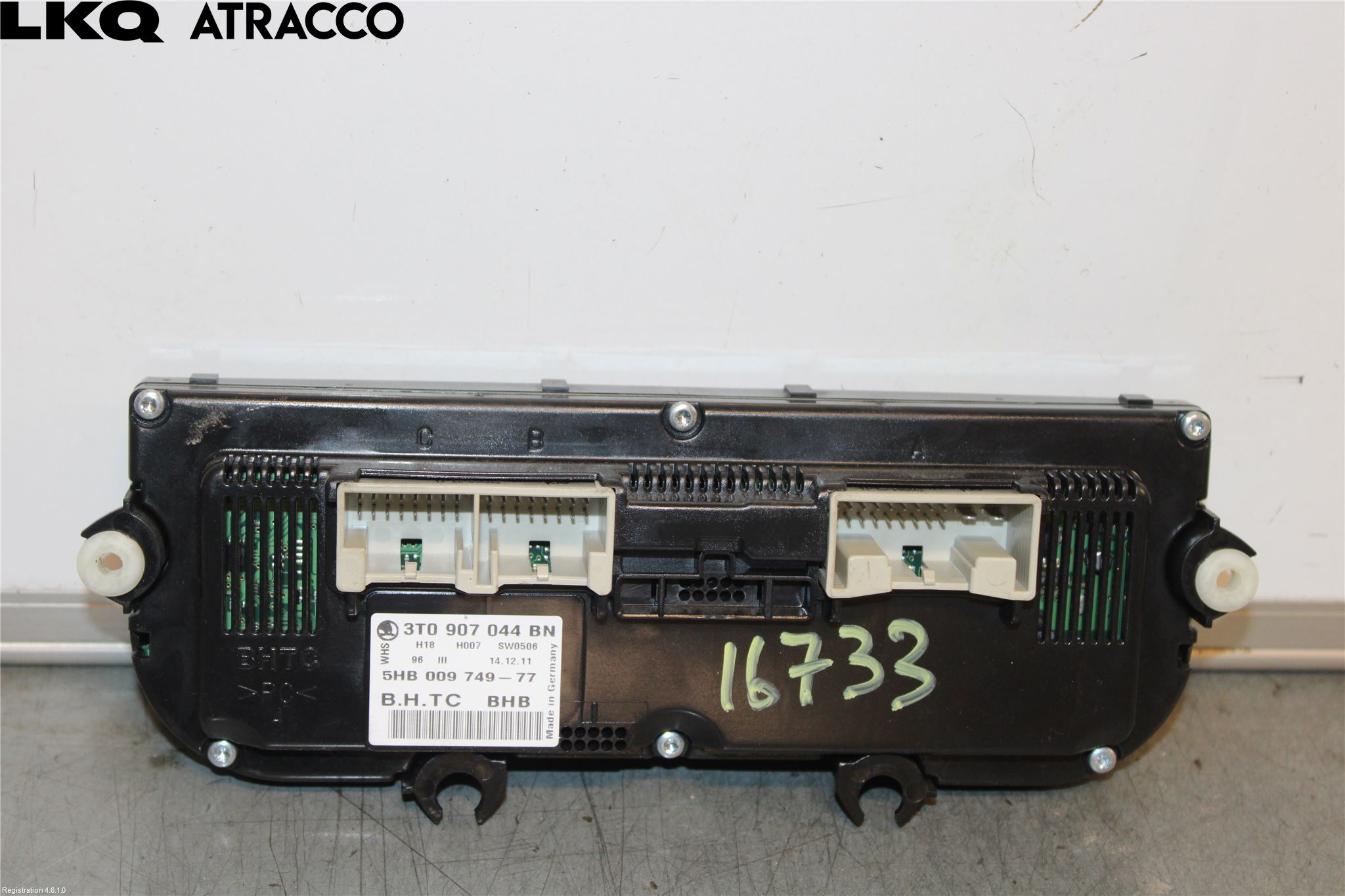 Skoda OCTAVIA (1Z) 05-13 Varme Ac Betjening-Display