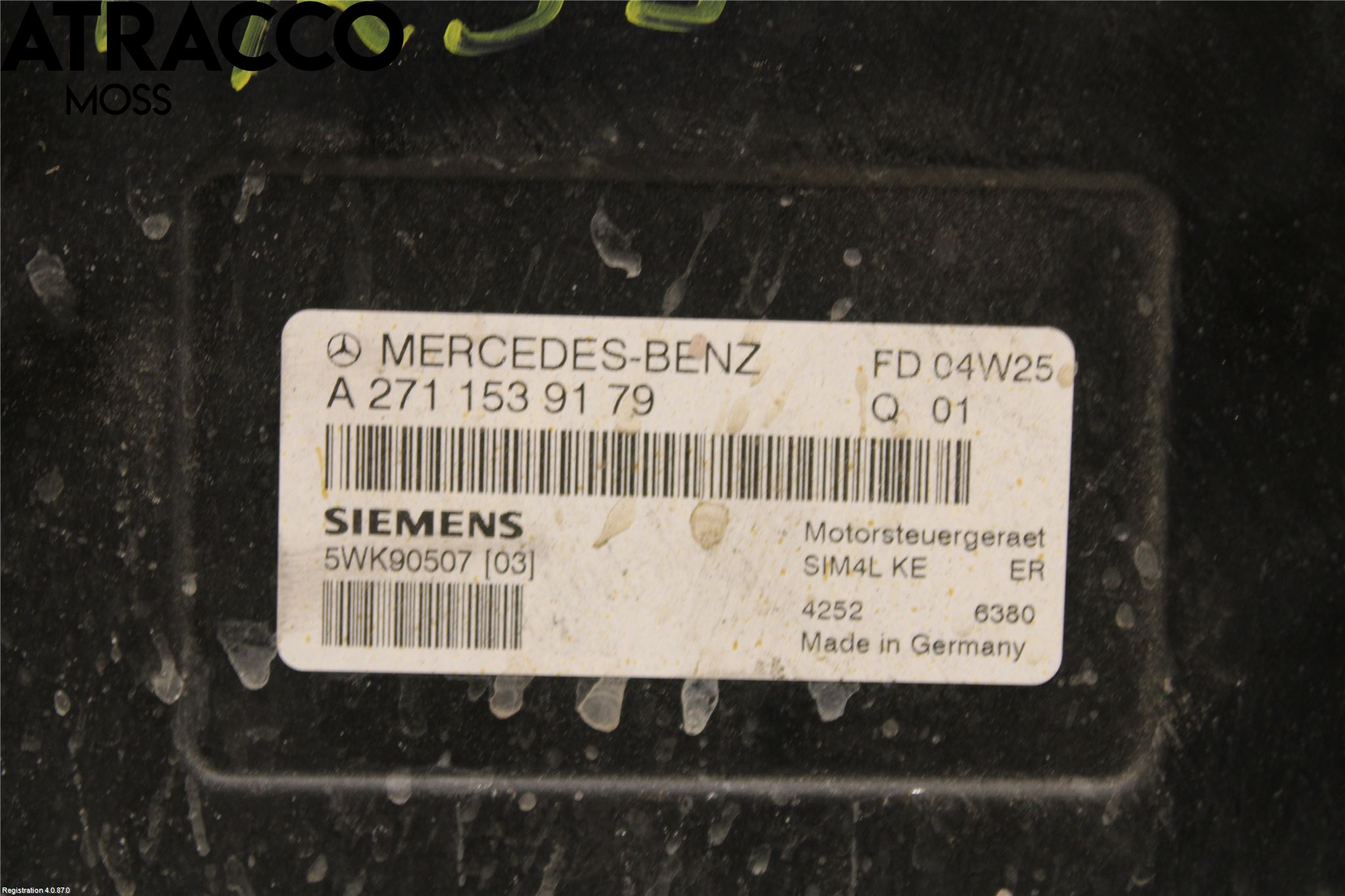 Mercedes-Benz MB E-KLASS (W211) 02-09 Styreenhet Innsprøytning