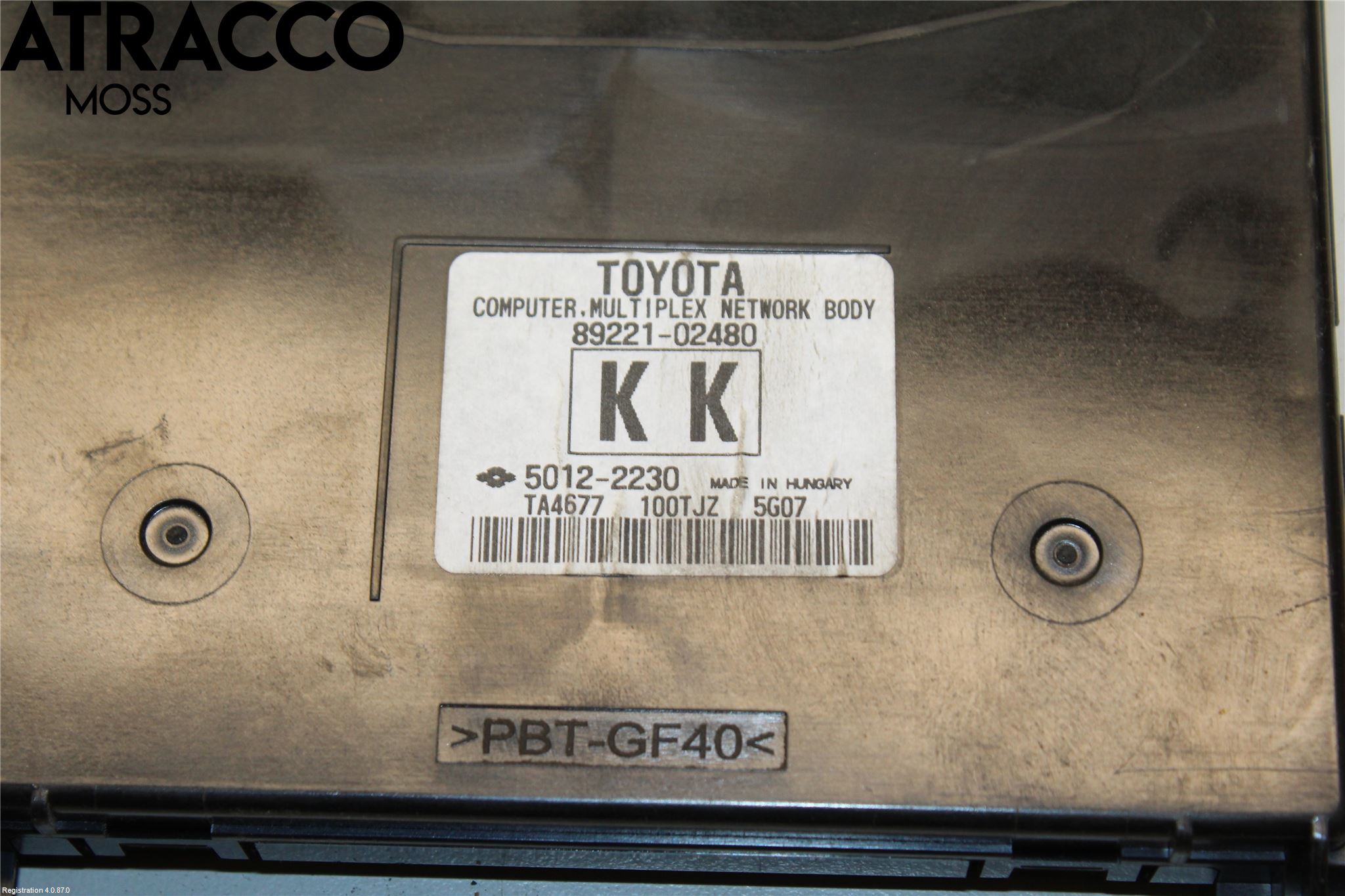 Toyota AURIS 13-19 Styreenhet Øvrig