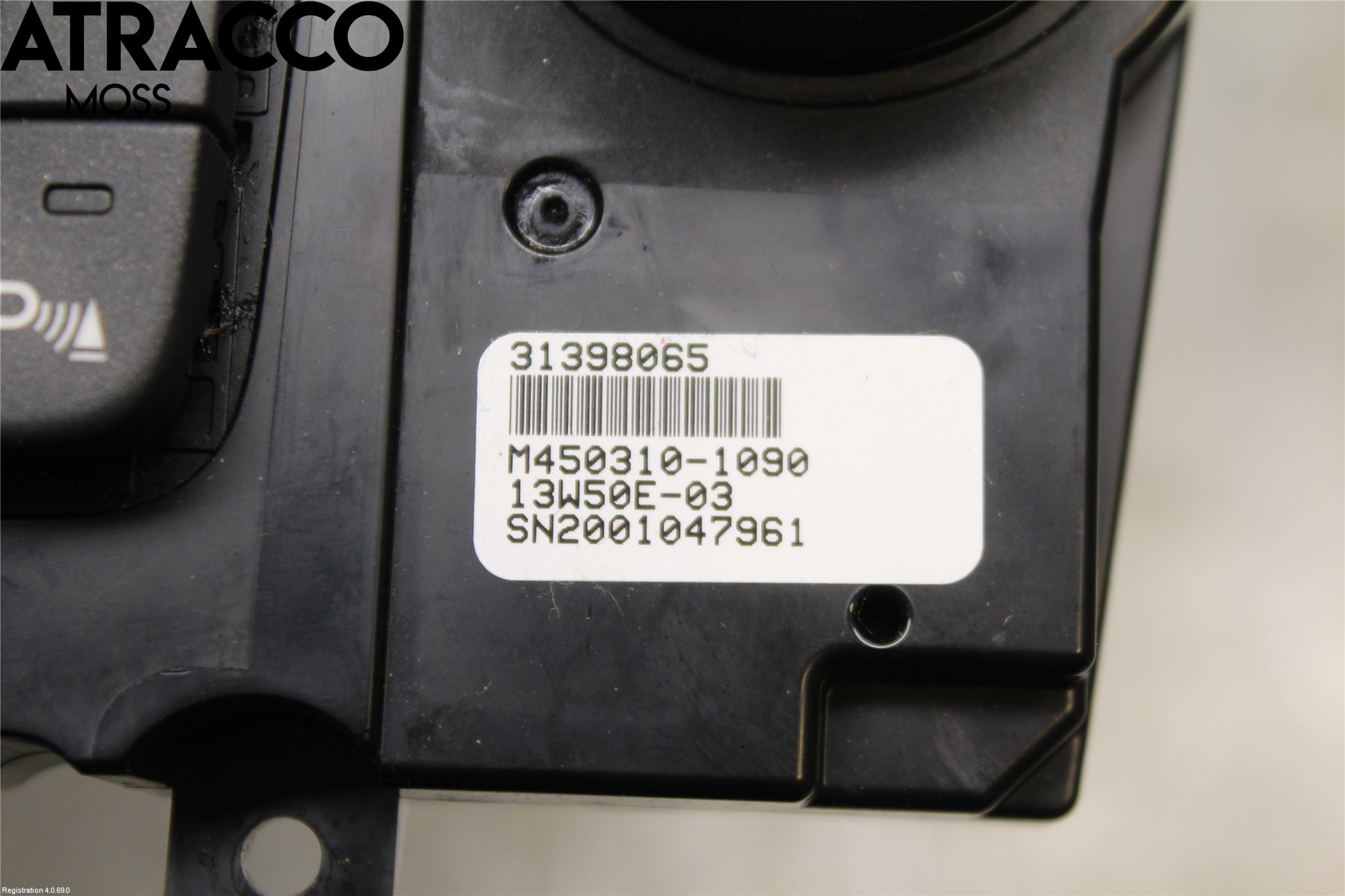 Volvo V60 14-18 Varme Ac Betjening-Display