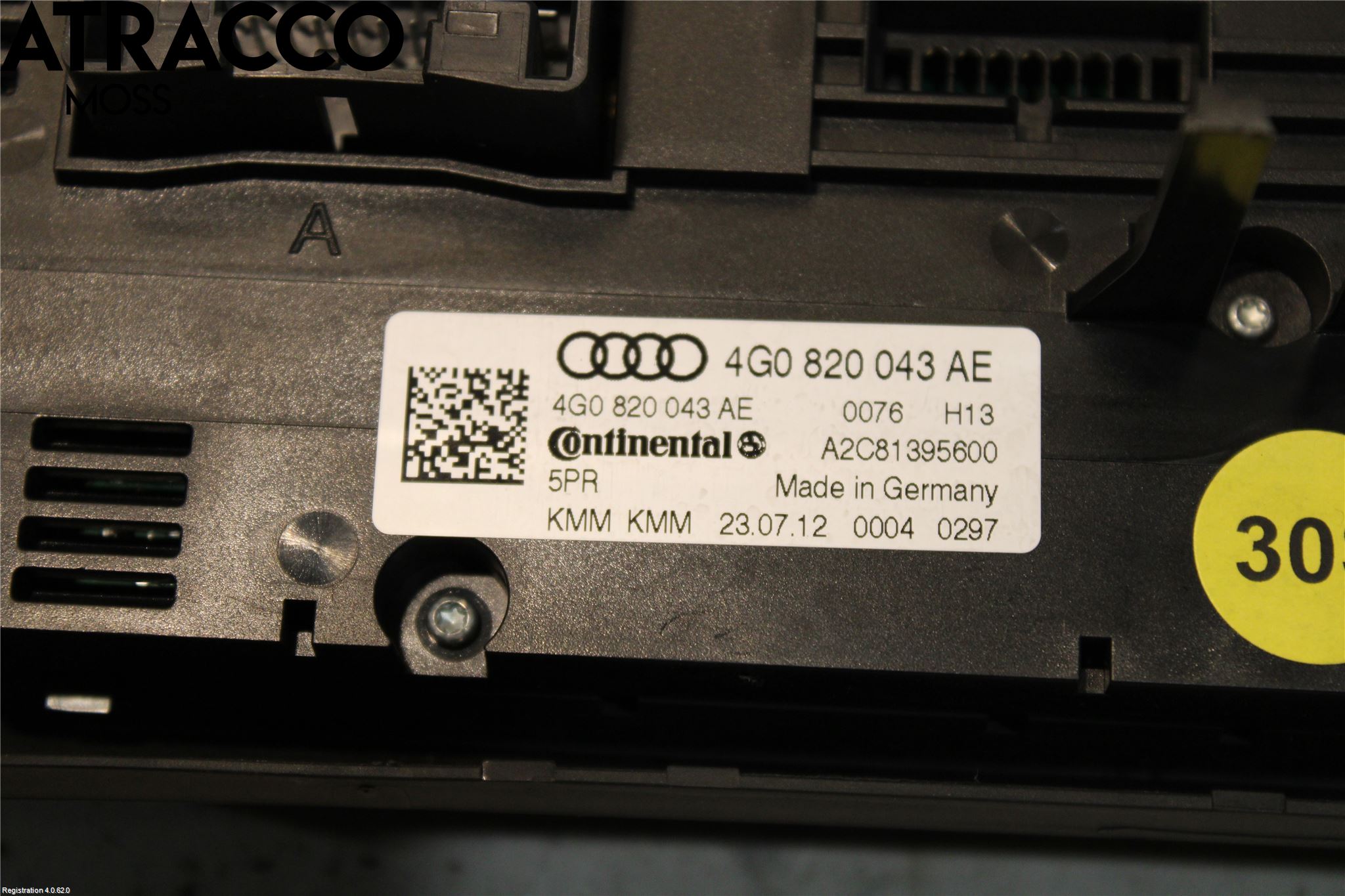 Audi A6 ALLROAD 12-18 Varme Ac Betjening-Display