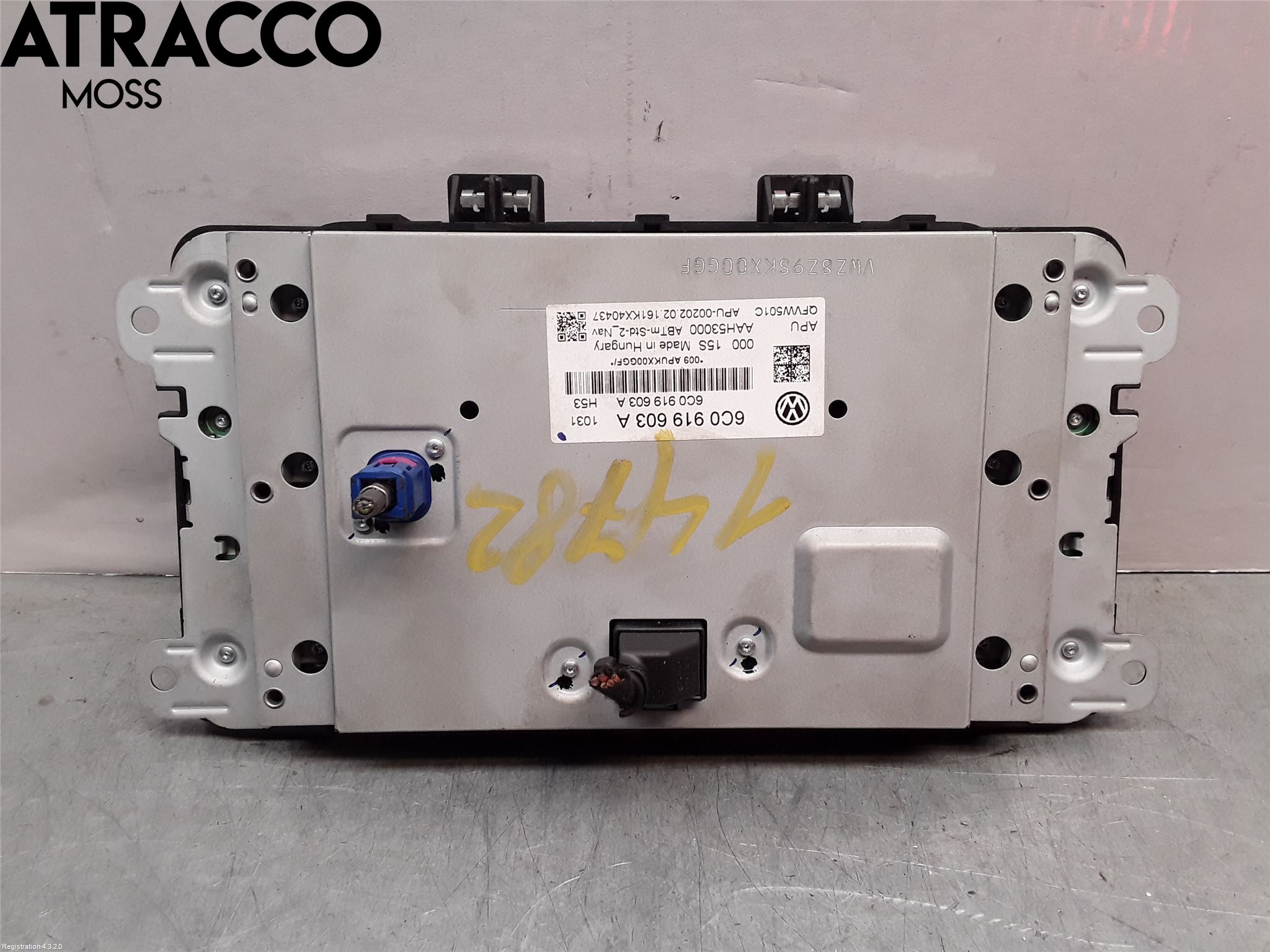 Volkswagen VW POLO 10-17 Multifunktionsdisplay