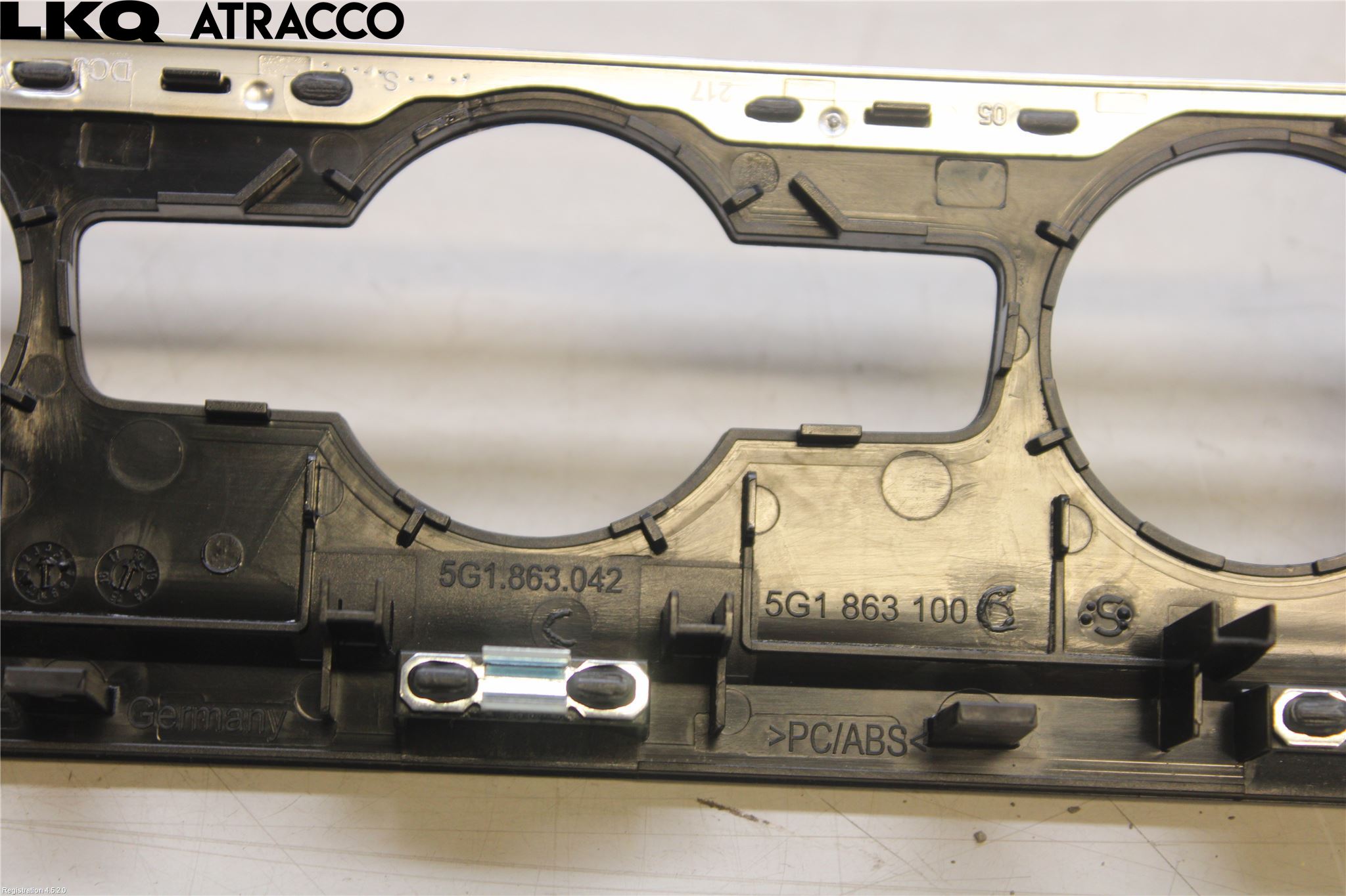 Volkswagen VW GOLF / E-GOLF VII 13-20 Innr Radio Ramme