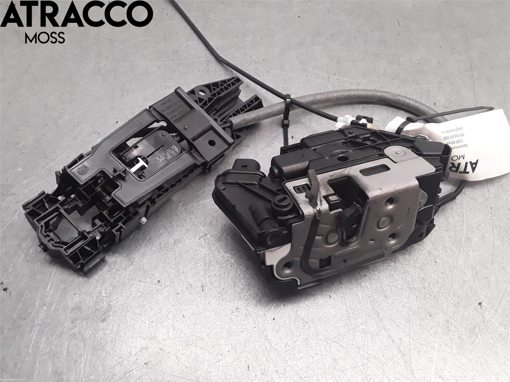 Volkswagen VW UP! / E-UP! Dørlås - Låsekasse