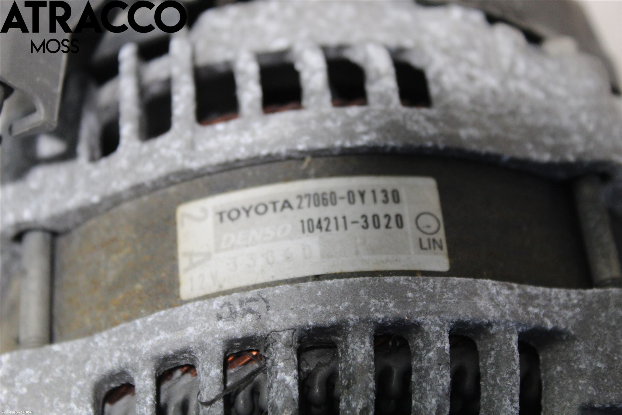 Toyota YARIS XP130 12-14 Dynamo