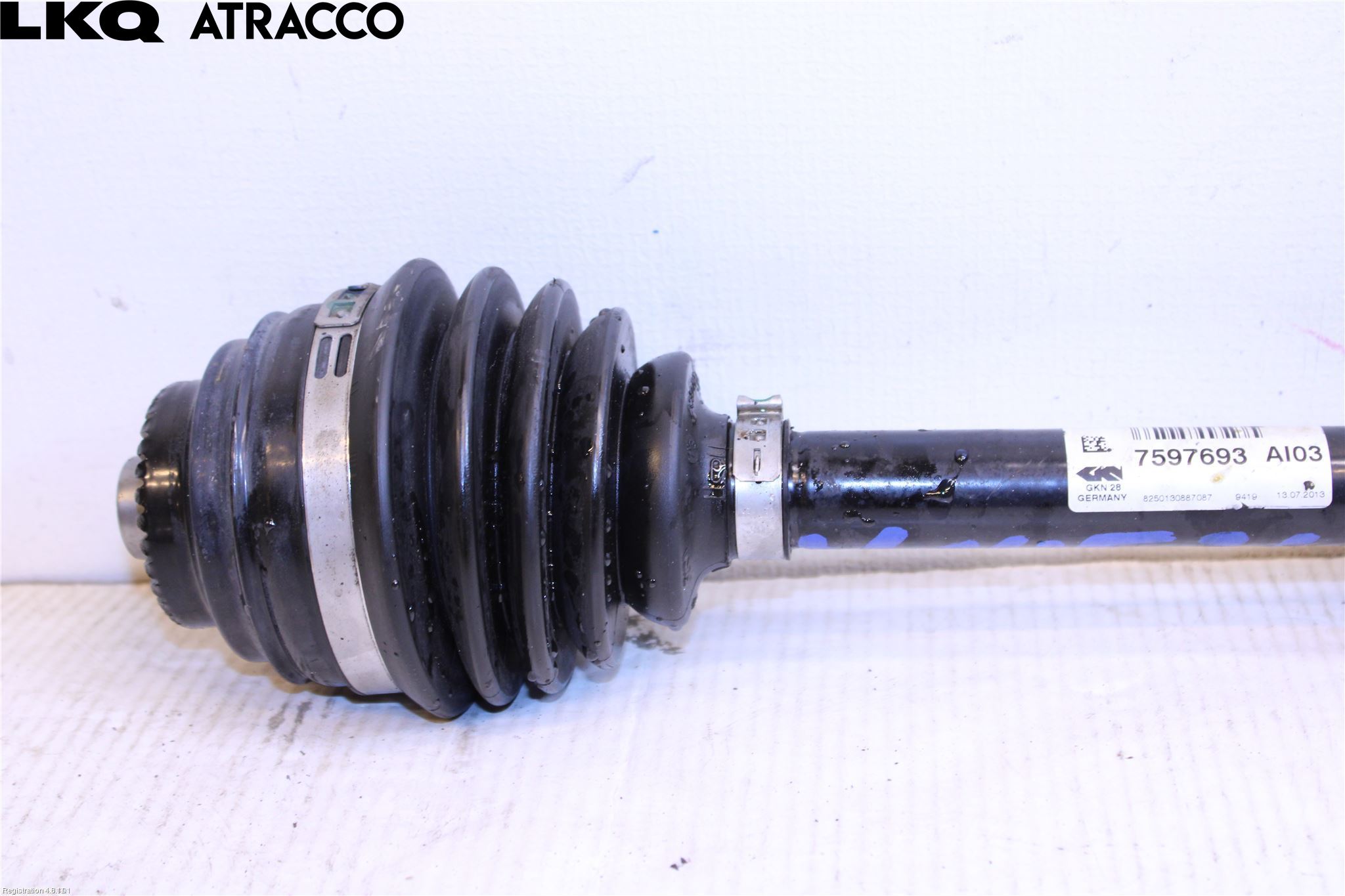 BMW 3 GT F34 13-19 Drivaksel Foran Kompl Venstre