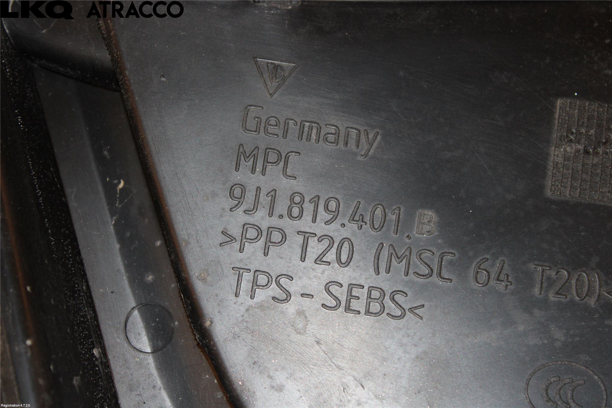 Porsche TAYCAN 20- Visker Deksel-Grill-Under Frr