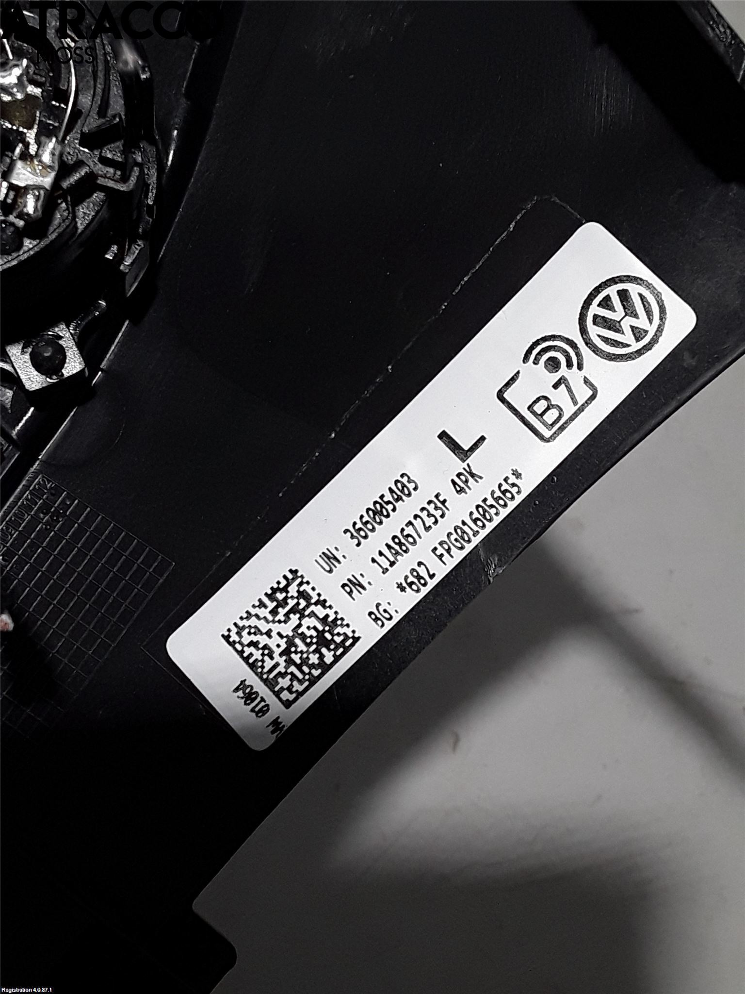 Volkswagen VW ID.4 21- Innr Deksel A-B-C Stolpe