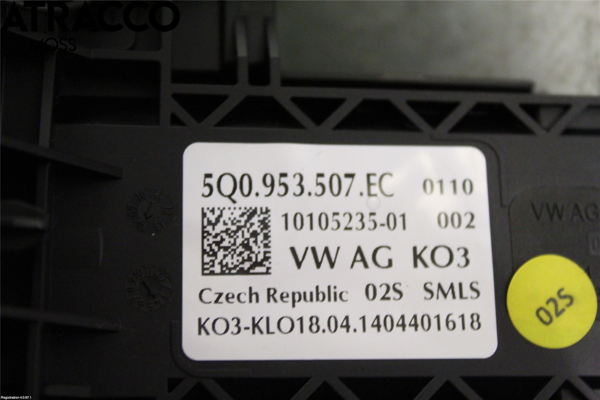 Volkswagen VW GOLF / E-GOLF VII 13-20 Bryter Ratt Kombi H Og V