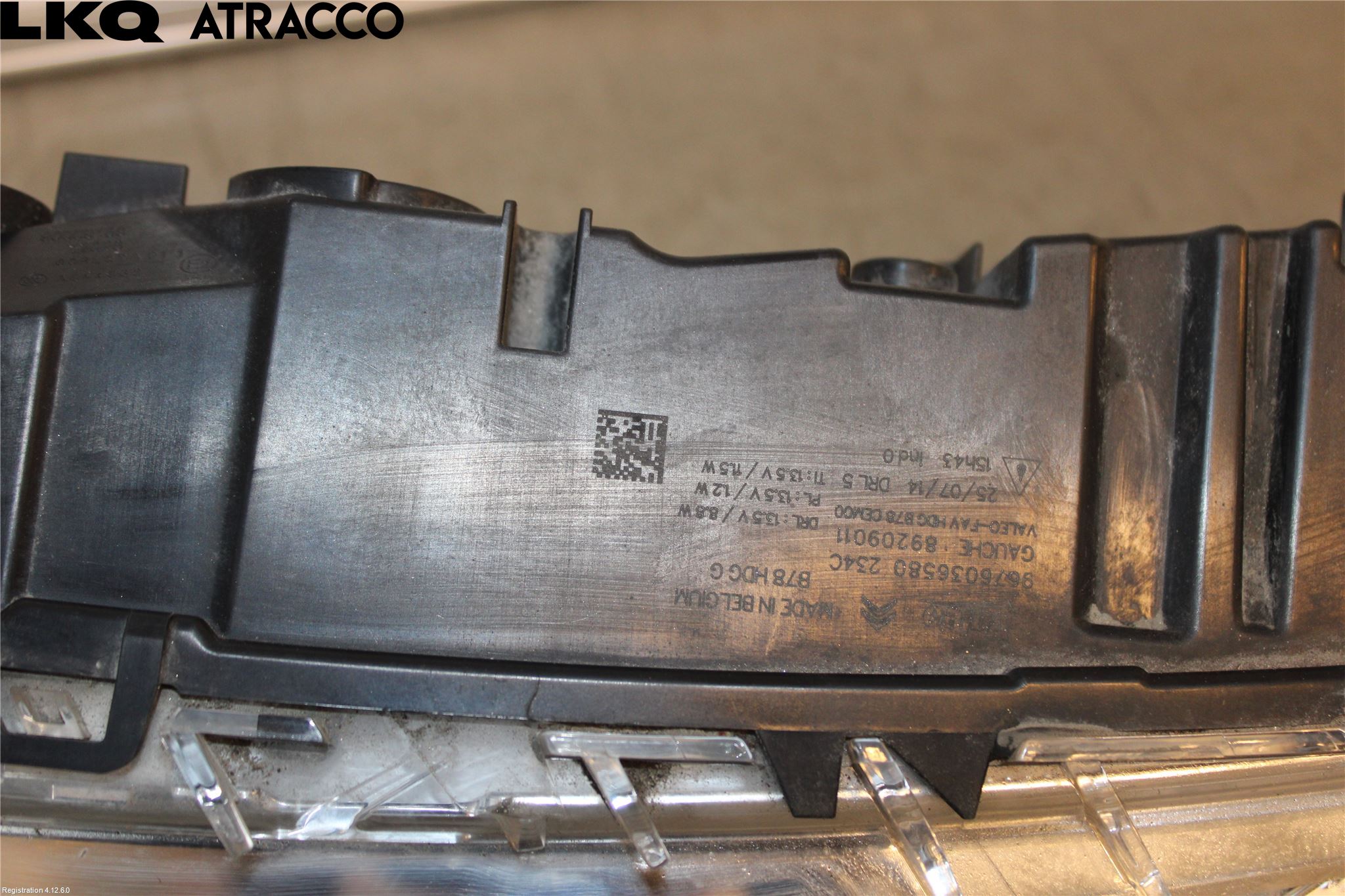 Citroen C4 GRAND PICASSO 14-18 Frontlykt-Kurve-Tåkelys