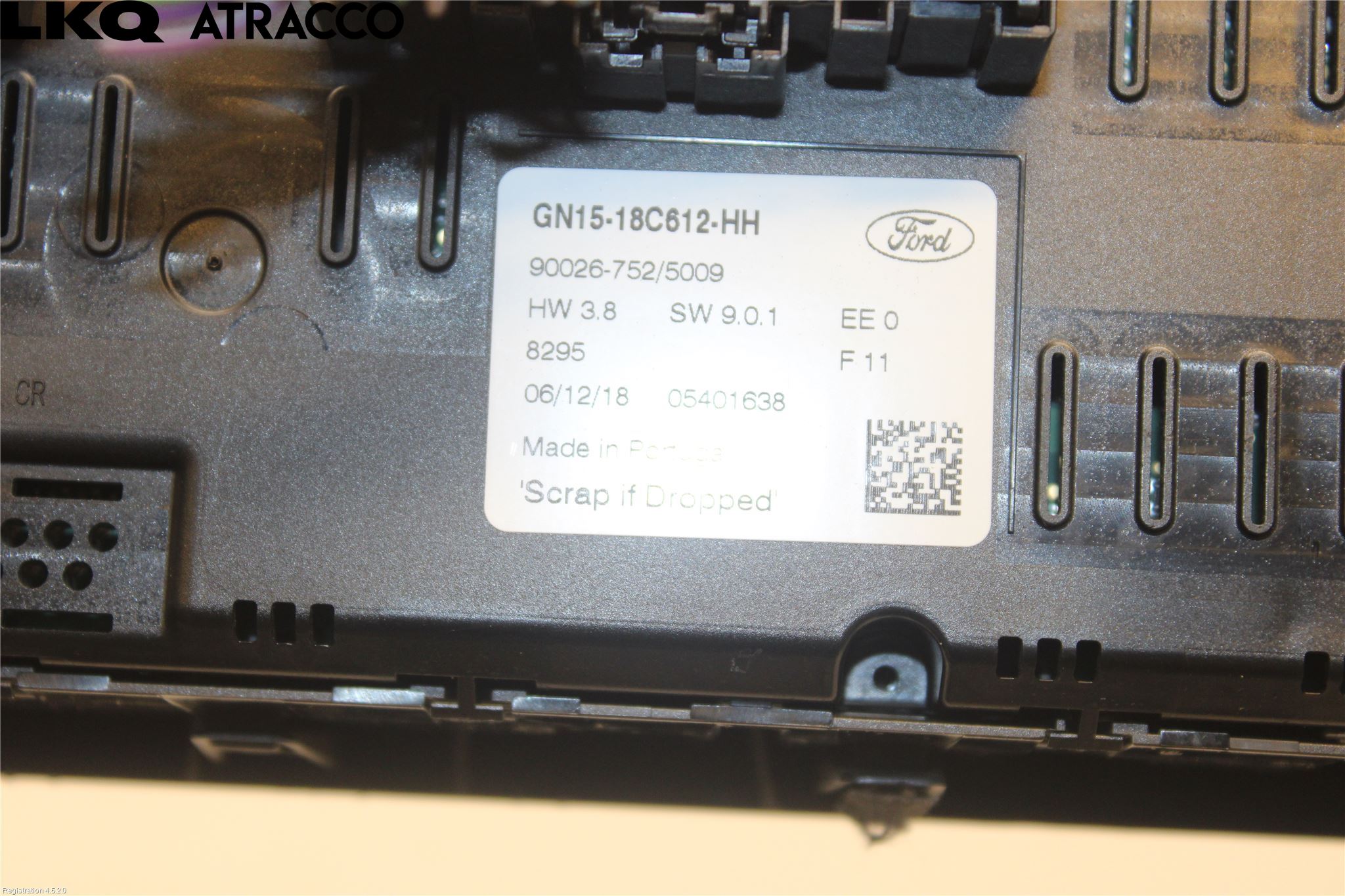 Ford ECOSPORT 17- Varme Ac Betjening-Display