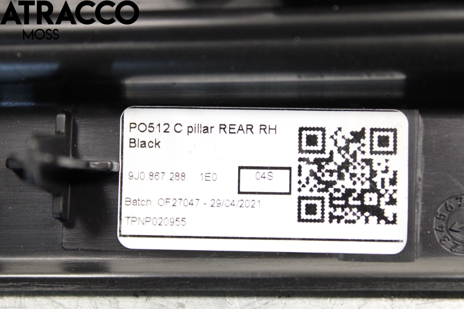 Porsche TAYCAN 20- Innr Deksel A-B-C Stolpe