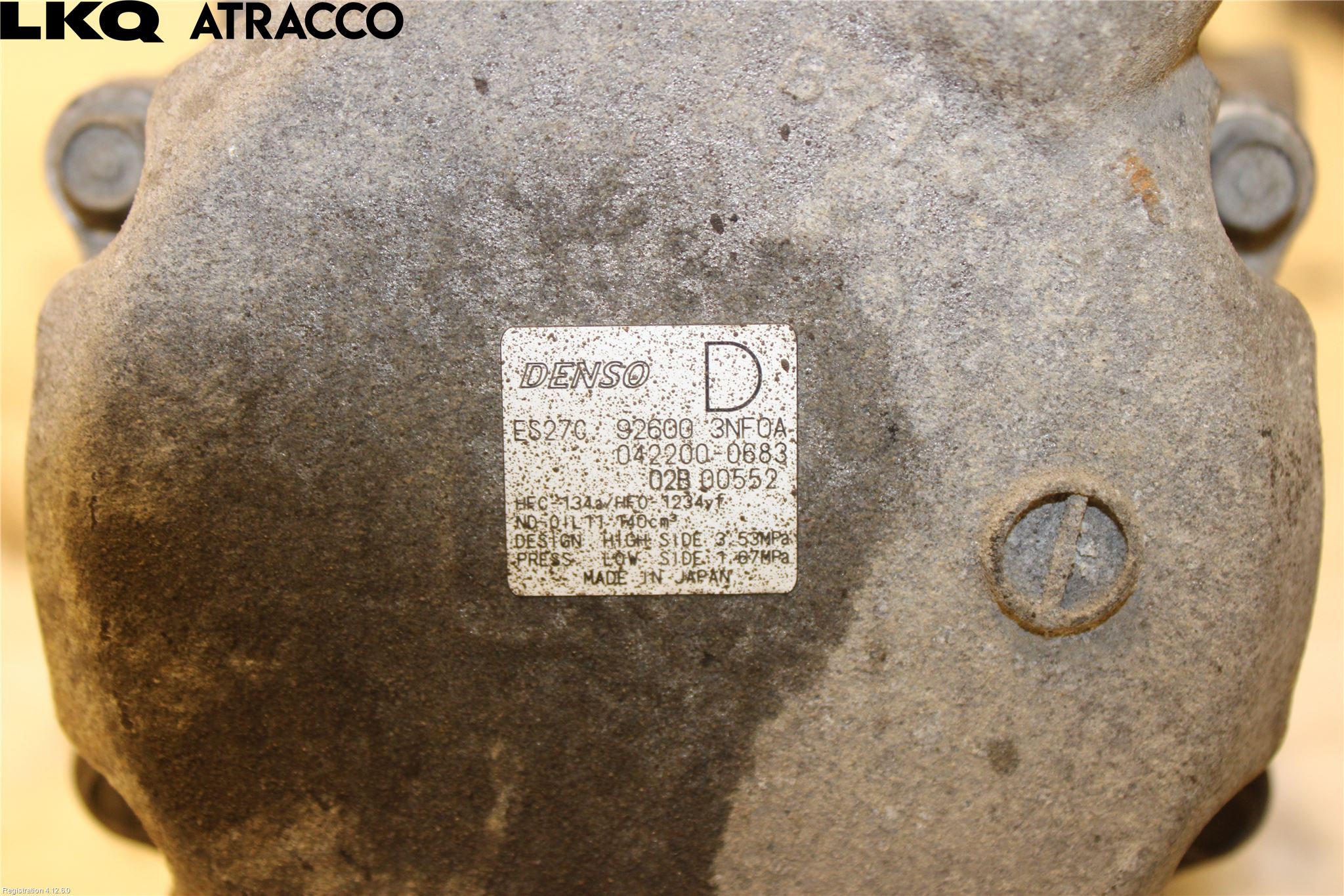 Nissan E-NV200/EVALIA Varme Ac Kompressor