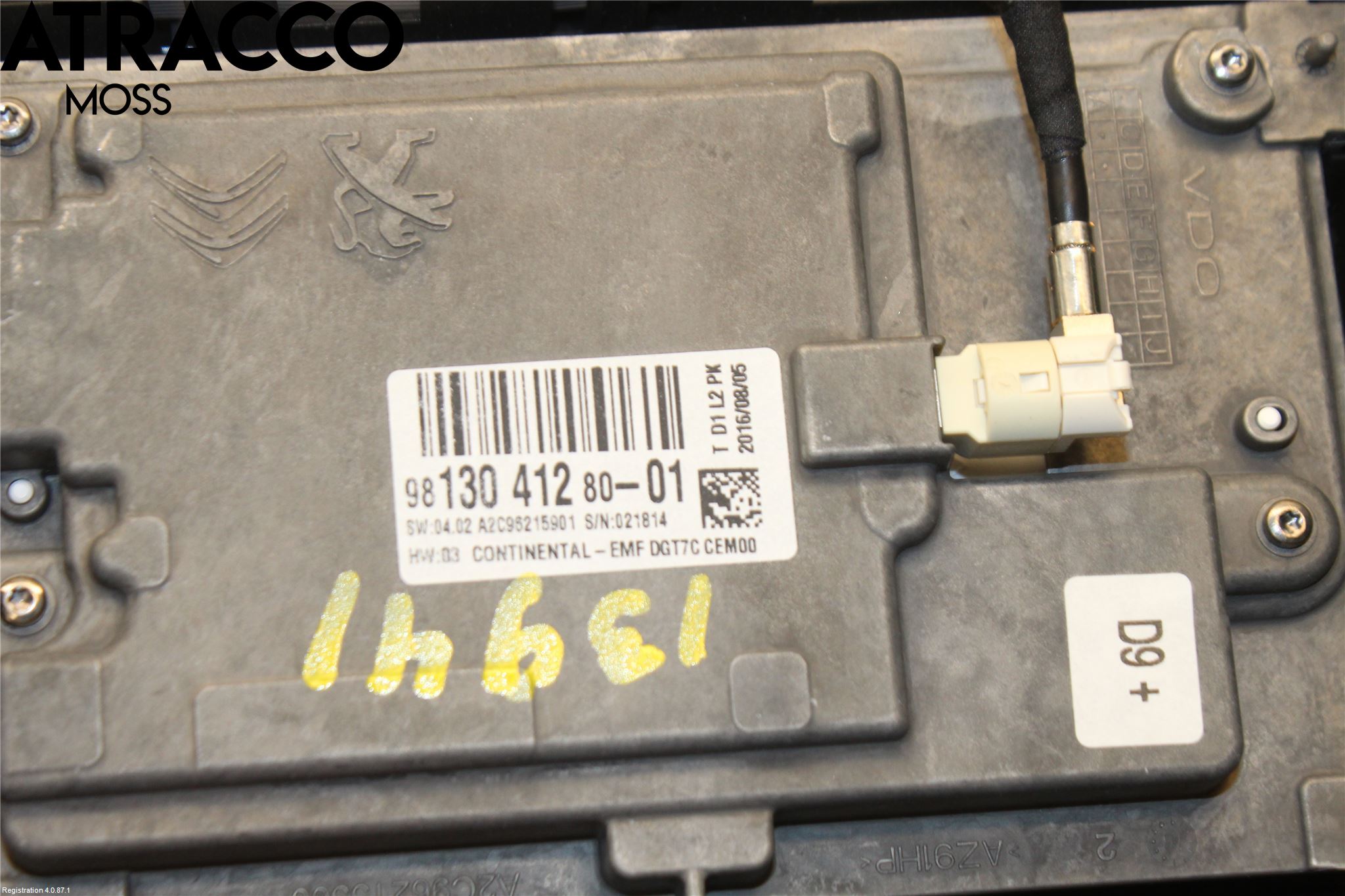 Toyota PROACE II 16- Multifunktionsdisplay