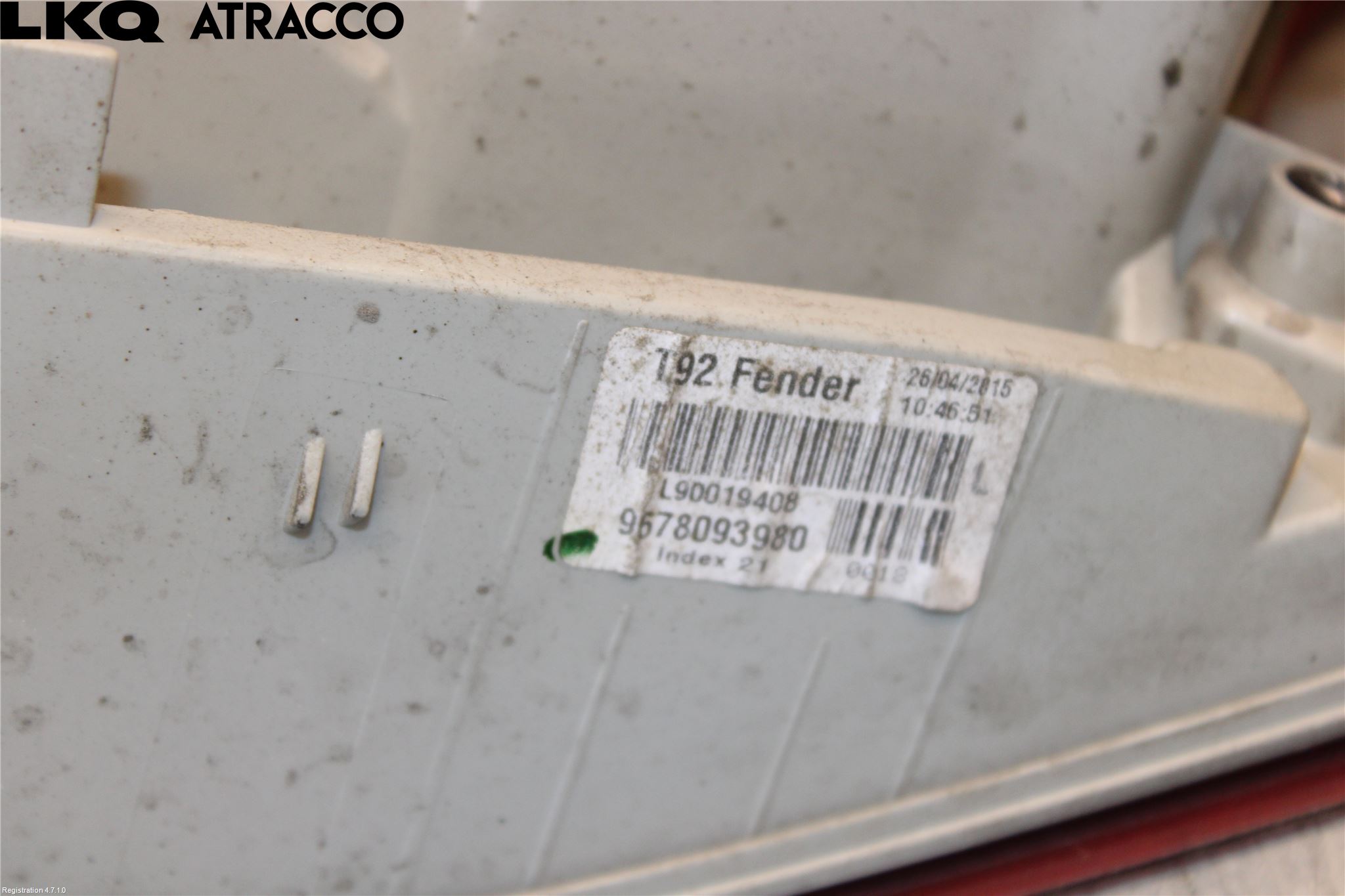 Peugeot 308 14-21 Baklykt Venstre