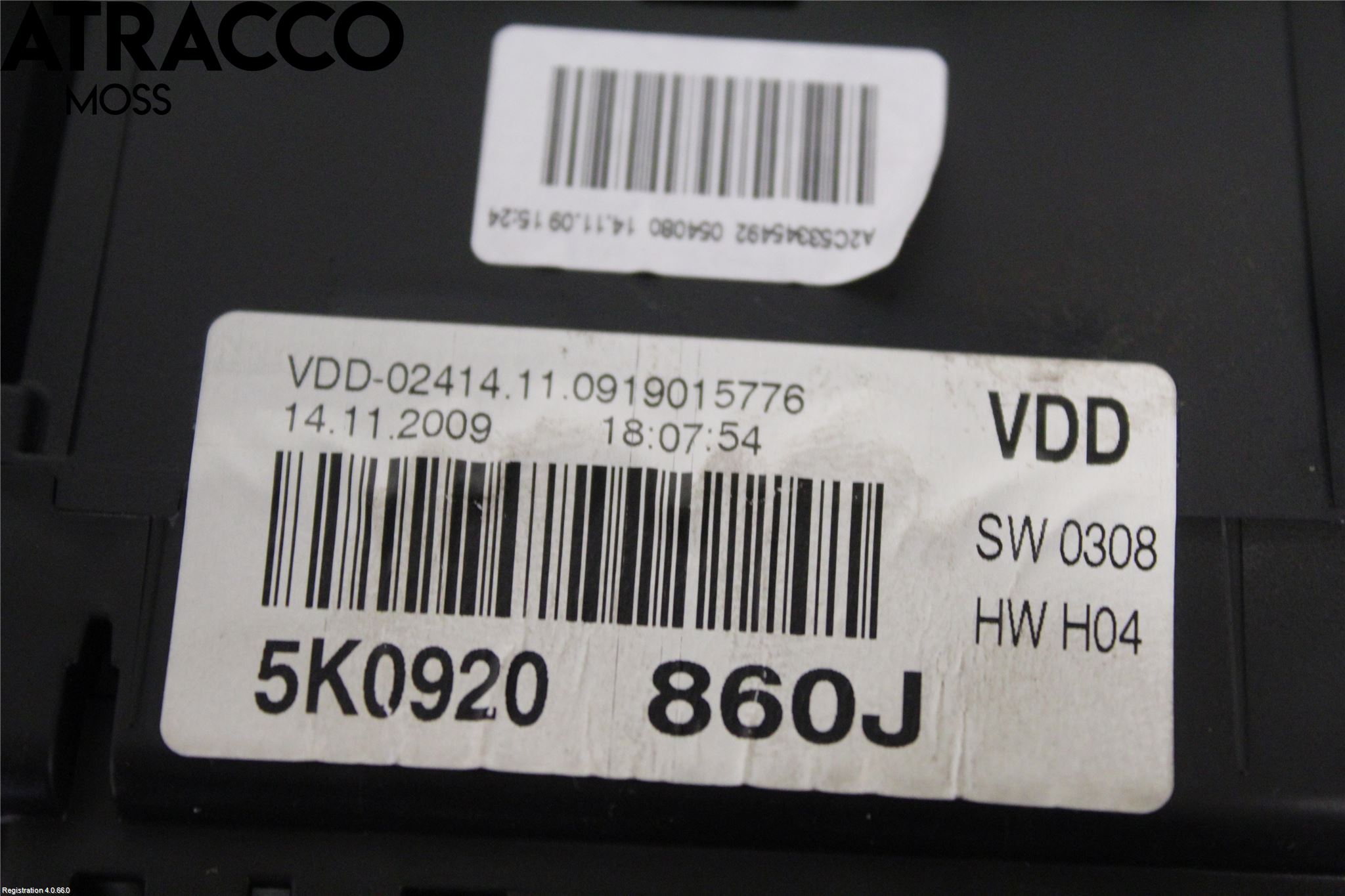 Volkswagen VW GOLF VI 09-13 Instr Kombinert