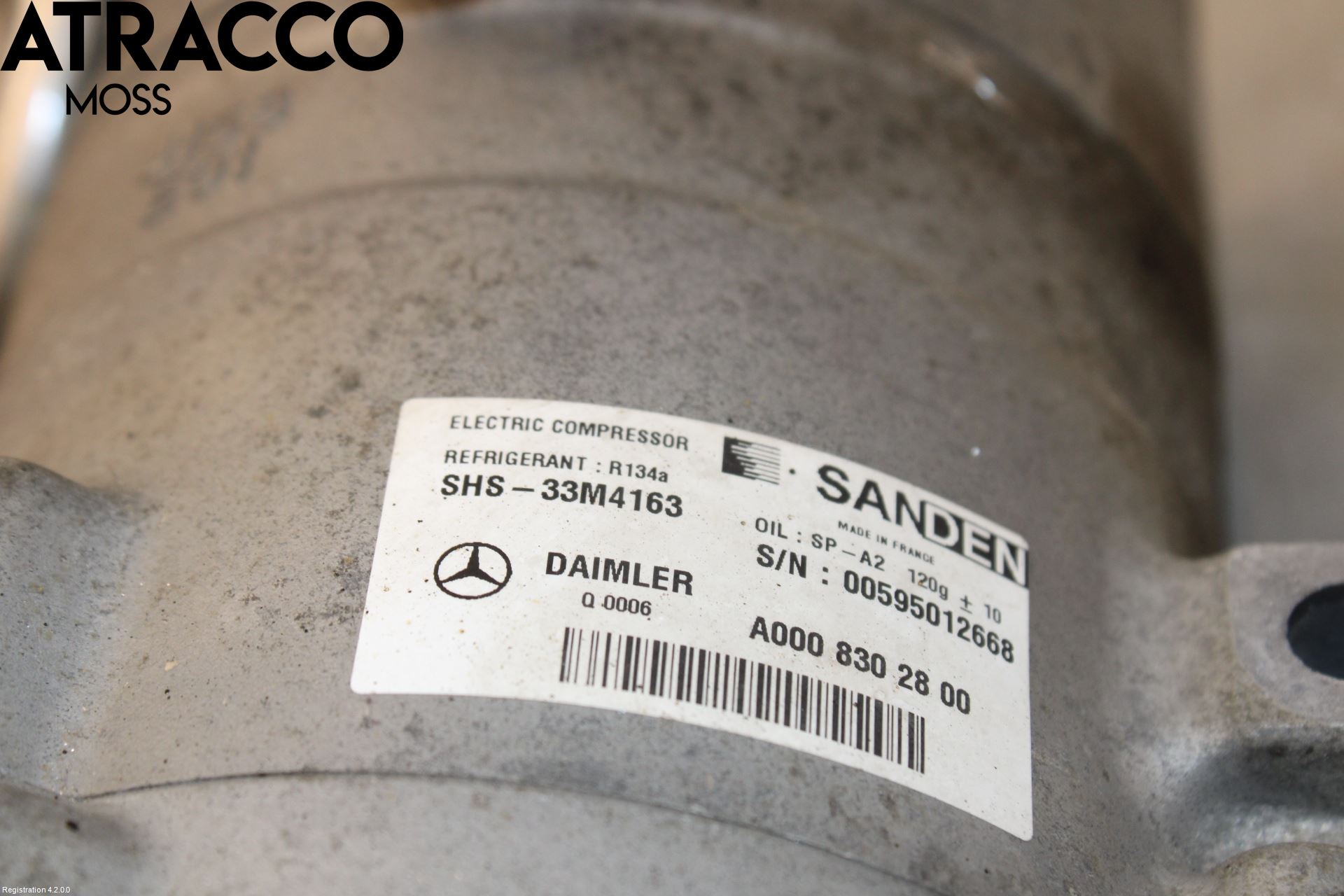 Mercedes-Benz MB C-KLASS (W205) 14-21 Varme Ac Kompressor