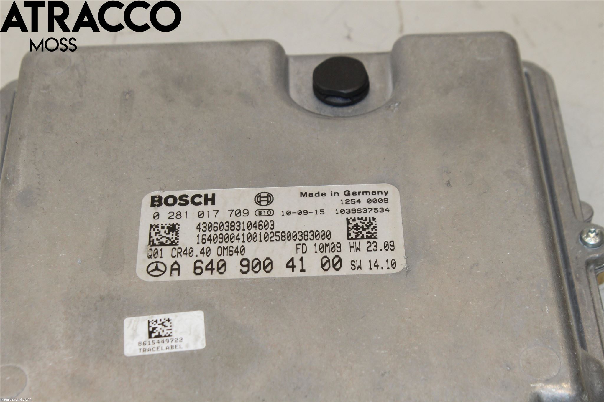 Mercedes-Benz MB A-KLASS (W169) 04-12 Styreenhet Innsprøytning