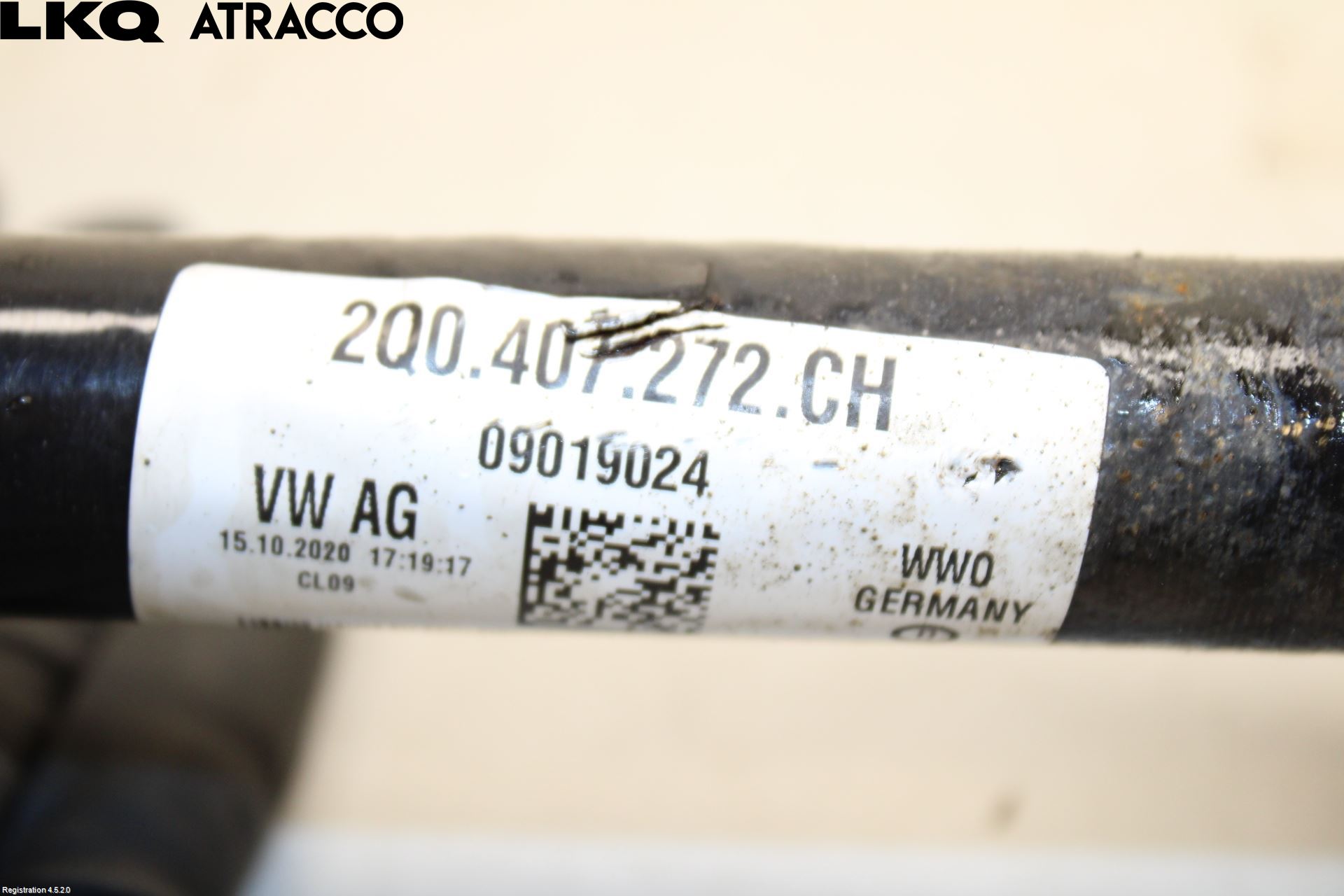 Volkswagen VW POLO VI 18->> Drivaksel Foran Kompl Høyre