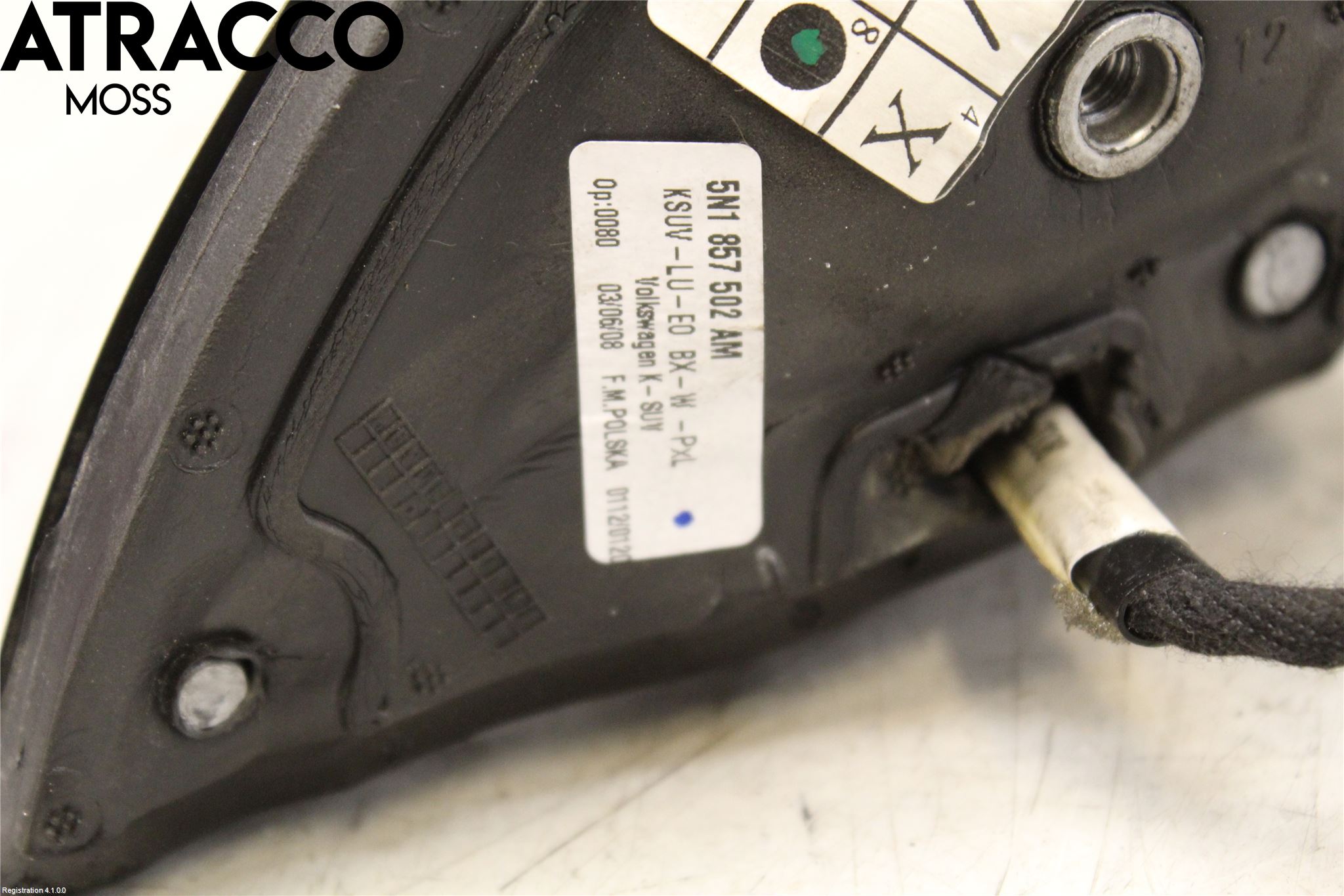 Volkswagen VW TIGUAN 07-16 Speil H M-El Justering