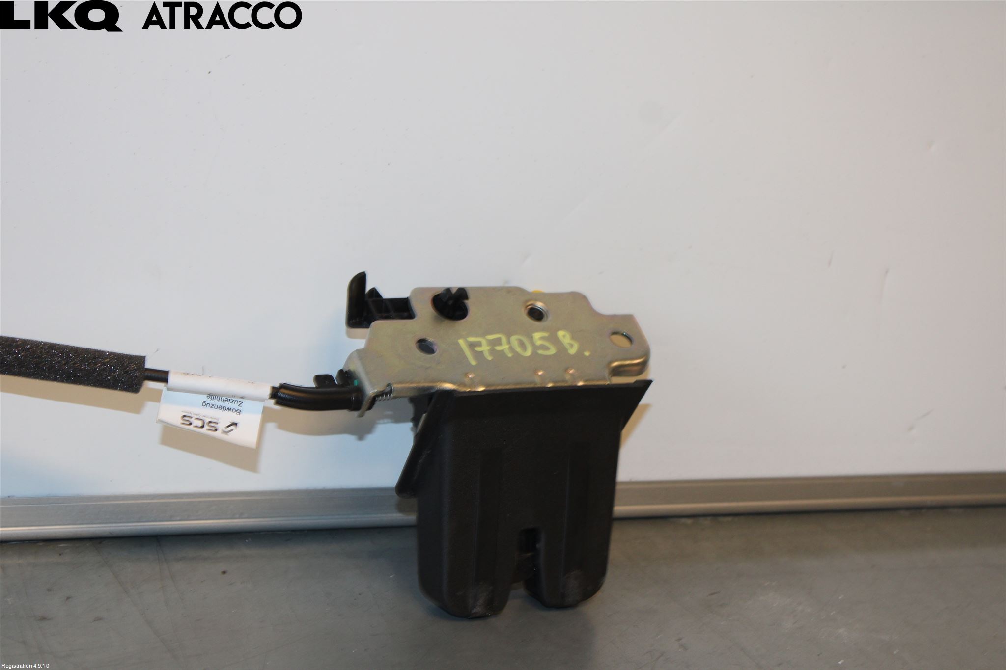 Volkswagen VW TIGUAN 16-24 Bakluke-Lokk Låsekasse