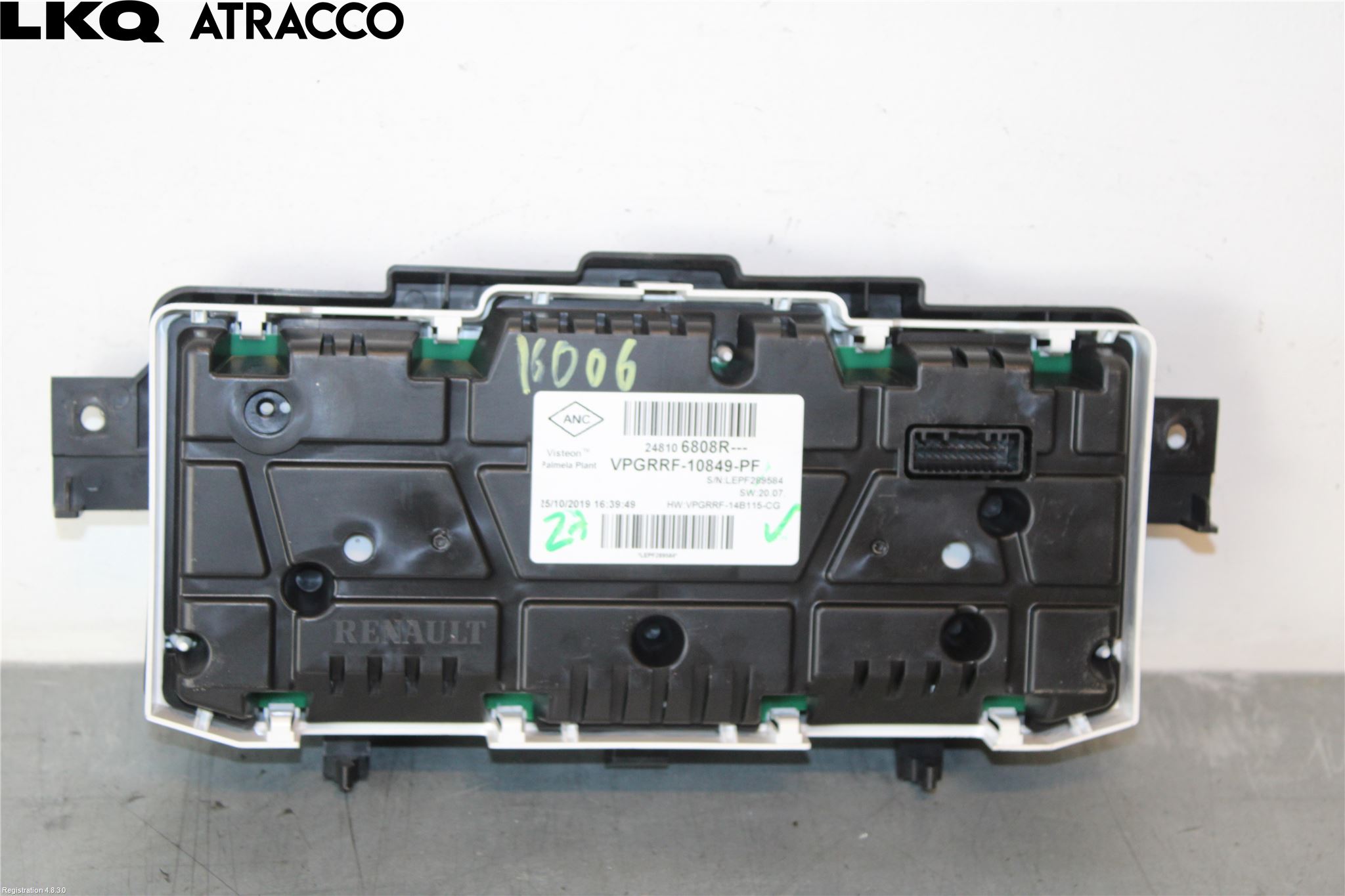 Renault CAPTUR 13-19 Instr Kombinert