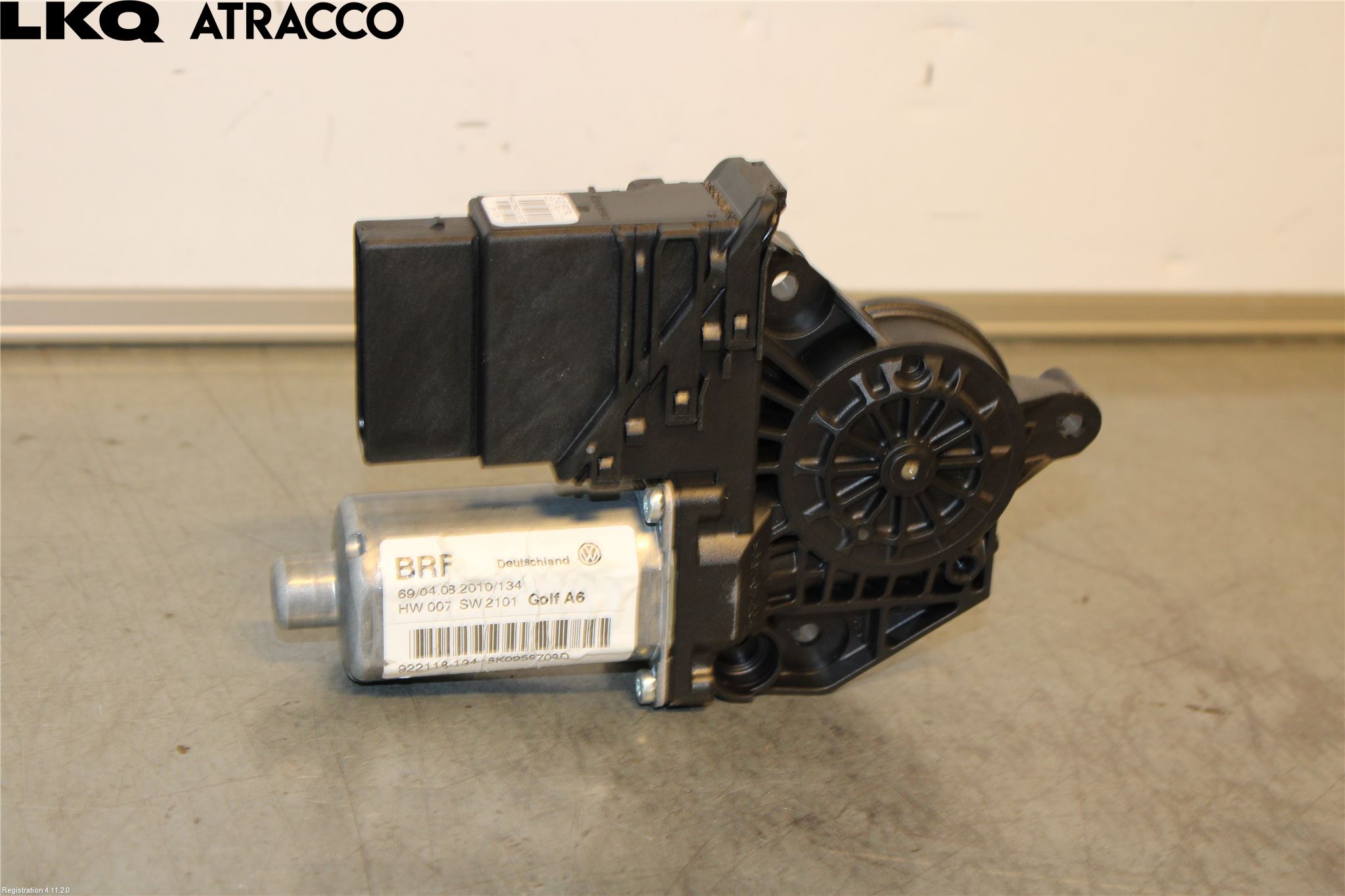 Volkswagen VW GOLF VI 09-13 Vindusheismotor