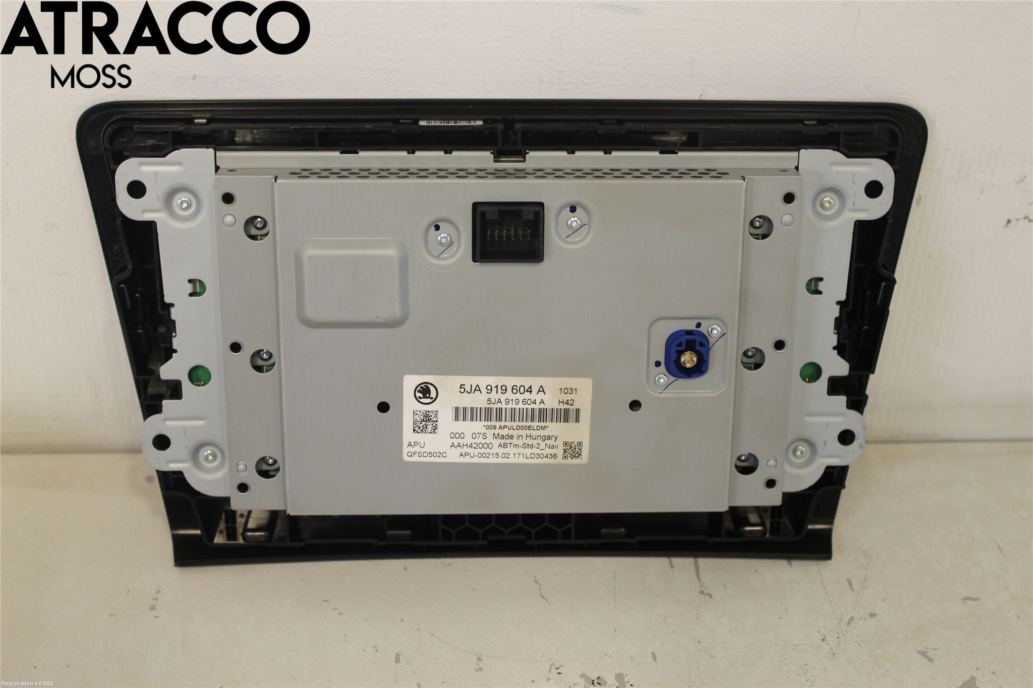 Skoda RAPID Stereo Radio Med Cd