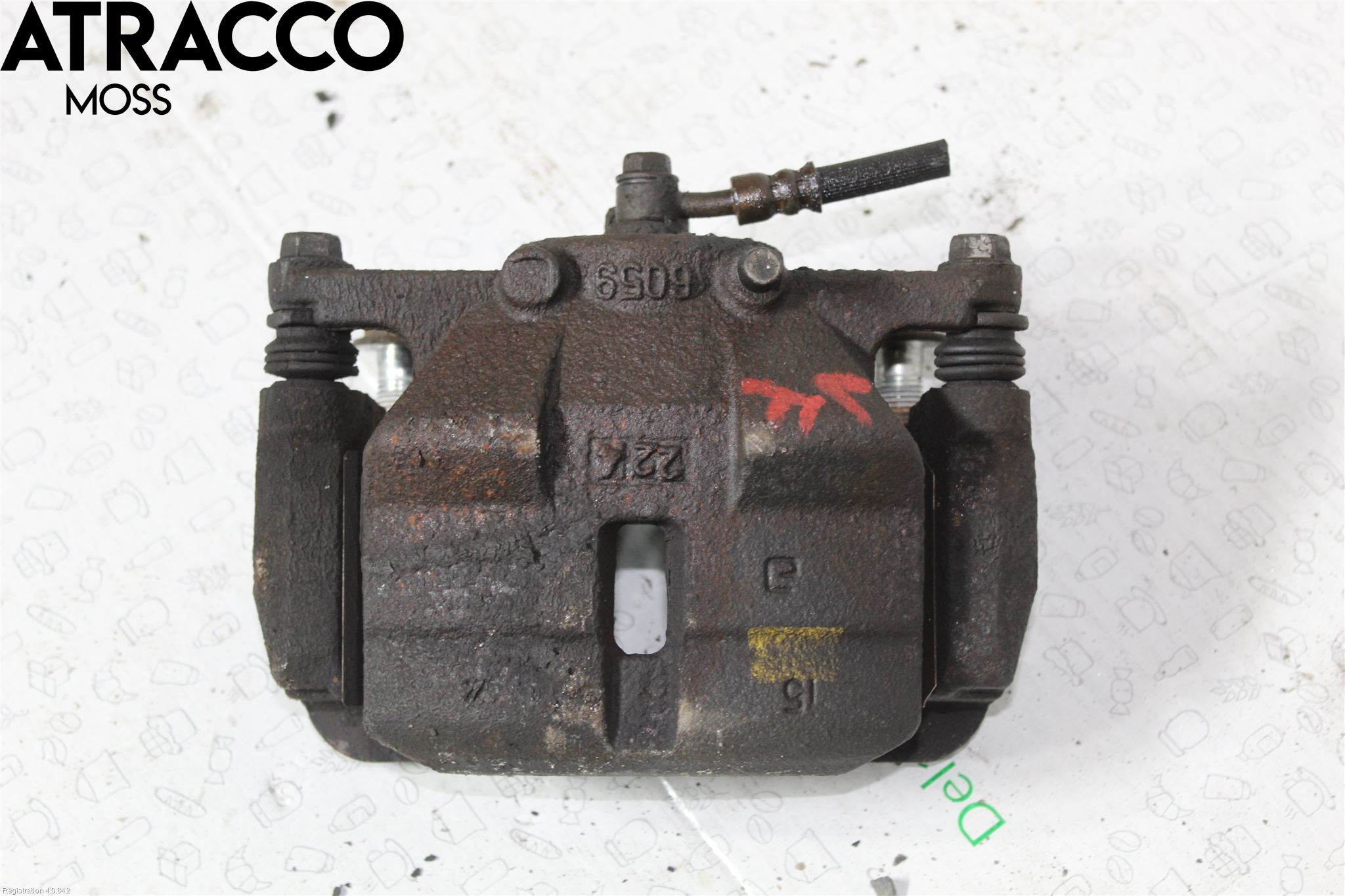 Nissan QASHQAI 10-14 Bremsecaliper Foran Venstre